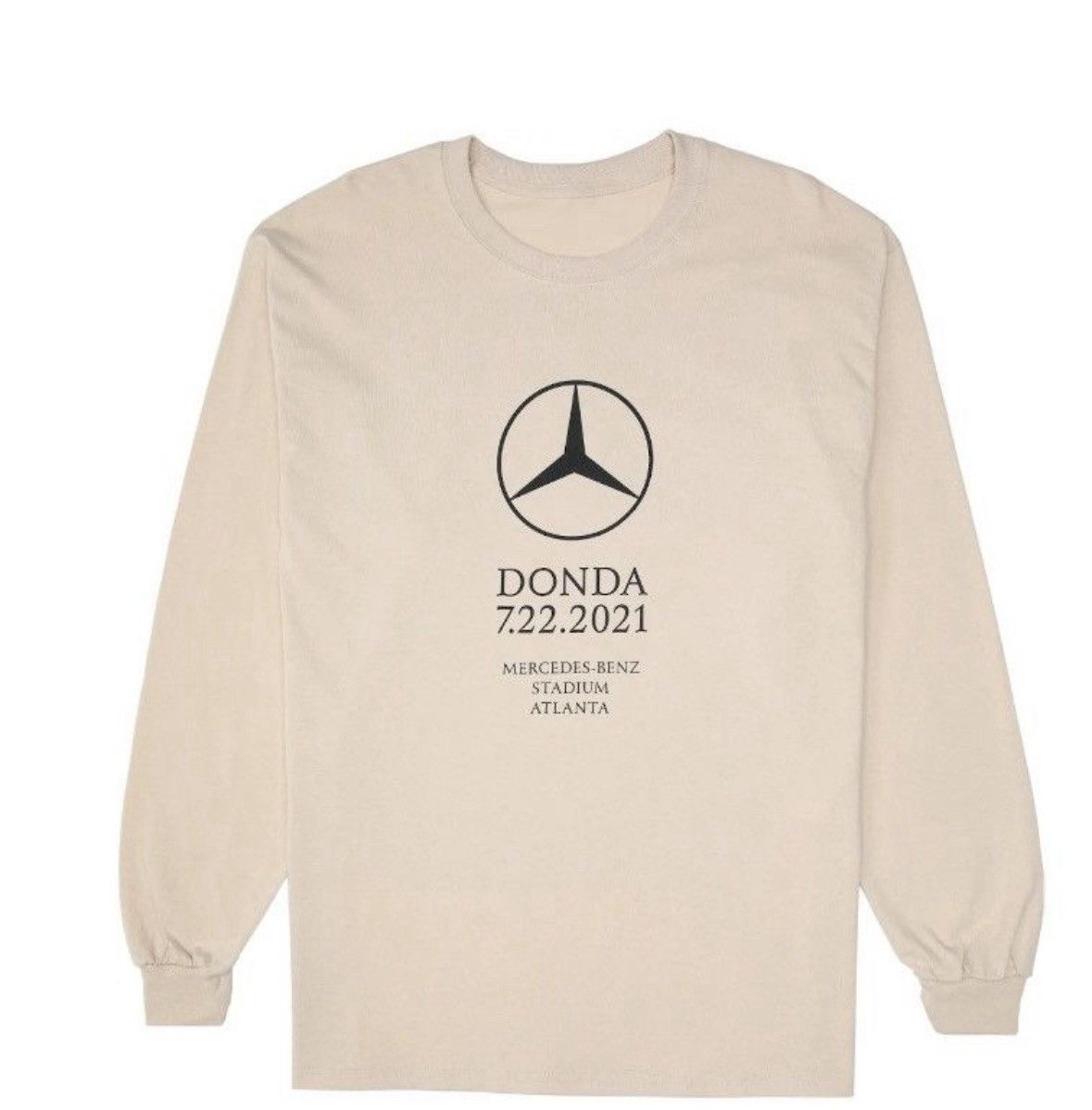 KANYE DONDA 2021 LONG SLEEVE T SHIRT ATLANTA LISTENING EVENT