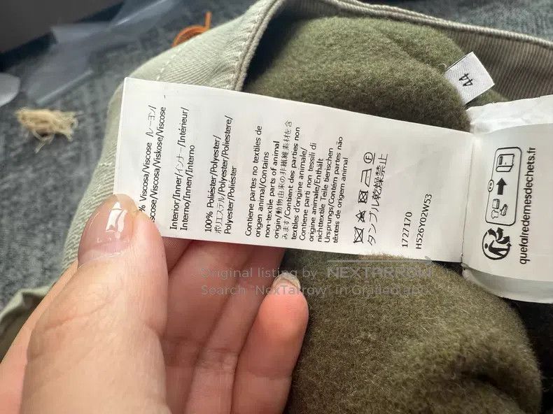 Loewe Loewe Solid Color Hooded Zip-Up Casual Jacket, Men's, Ligh Size US S / EU 44-46 / 1 - 7 Thumbnail