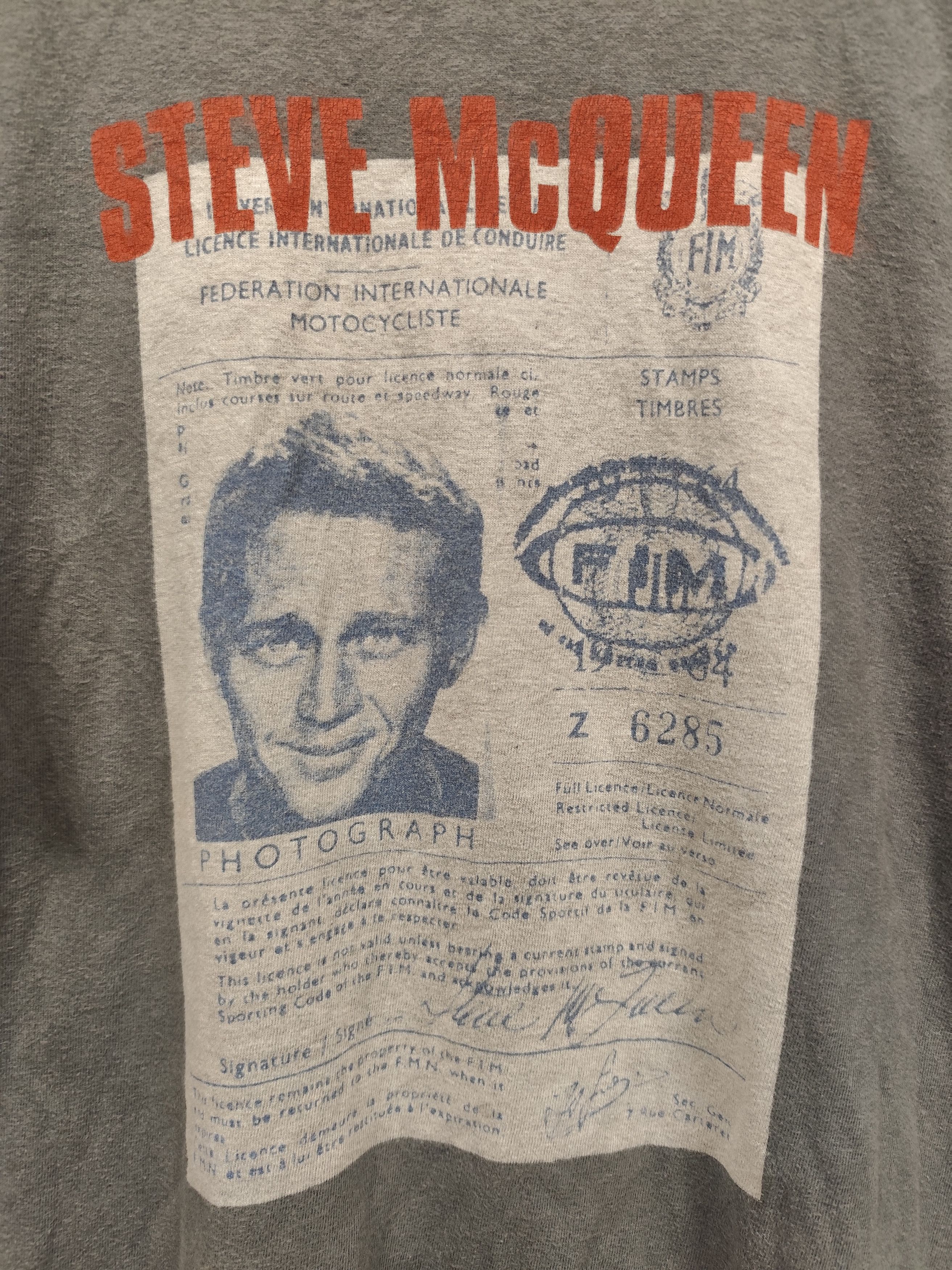The Real McCoy's Toys Mccoy Steve McQueen Tee Size US L / EU 52-54 / 3 - 3 Thumbnail