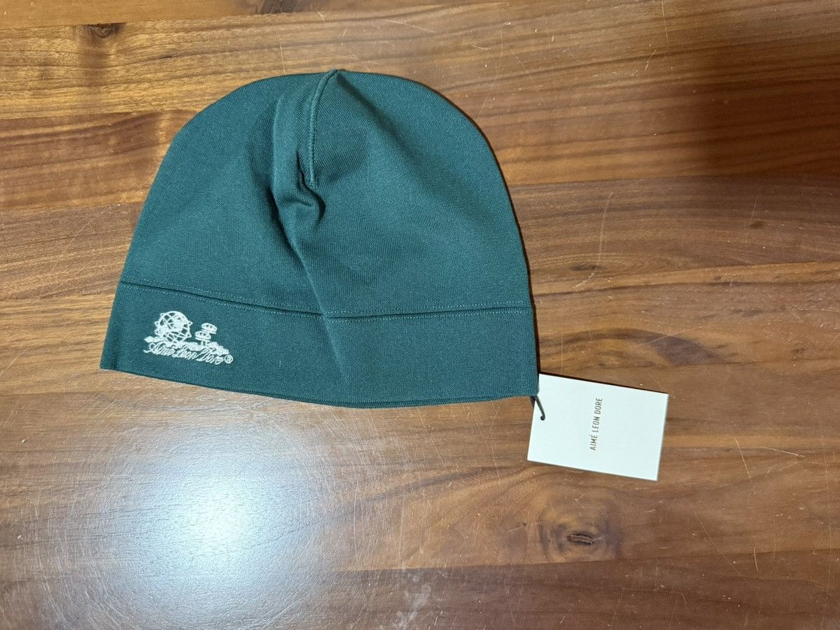 Aime Leon Dore Aime Leon Dore ALD Unisphere Skull Cap Pine Grove Green Size ONE SIZE - 1 Thumbnail