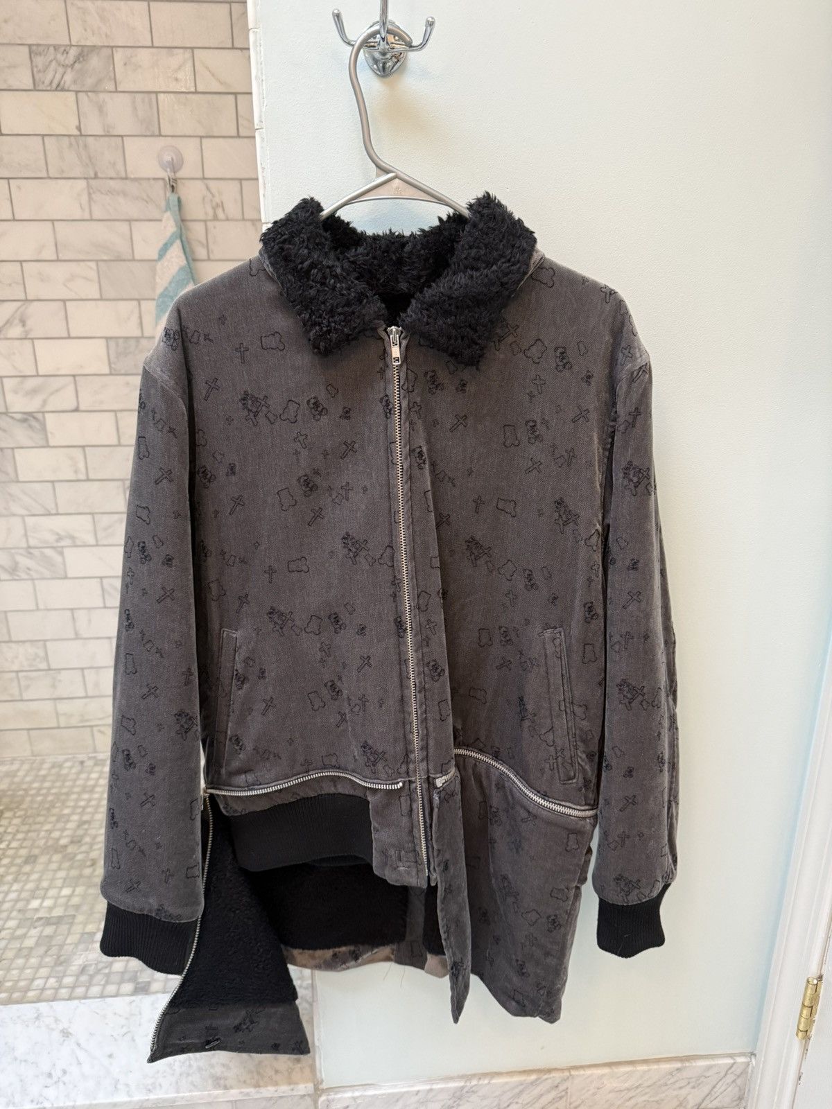 Undercover Undercover AW02 Witches Cell Shearling Jacket SAMPLE Size US M / EU 48-50 / 2 - 2 Thumbnail