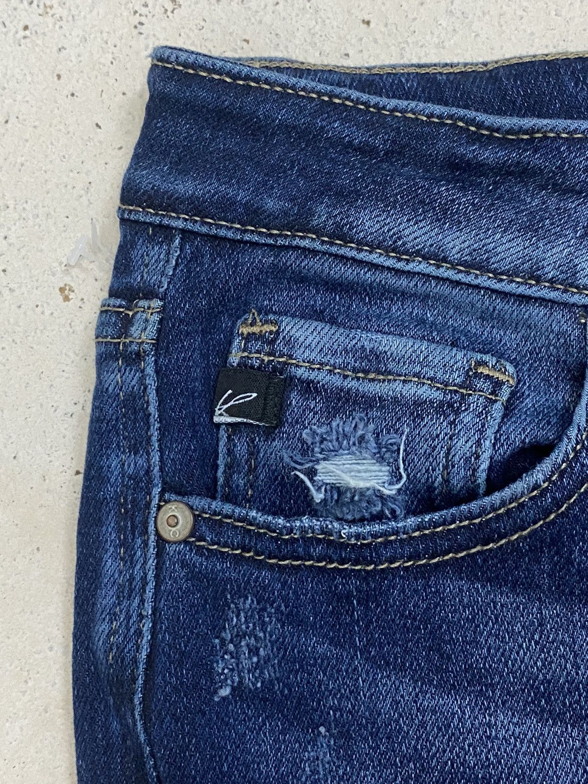Hysteric Glamour × Japanese Brand × Tornado Mart Vintage Bell Botton Kancan Distressed Washed Stretch Jean Size US 28 / EU 44 - 10 Thumbnail