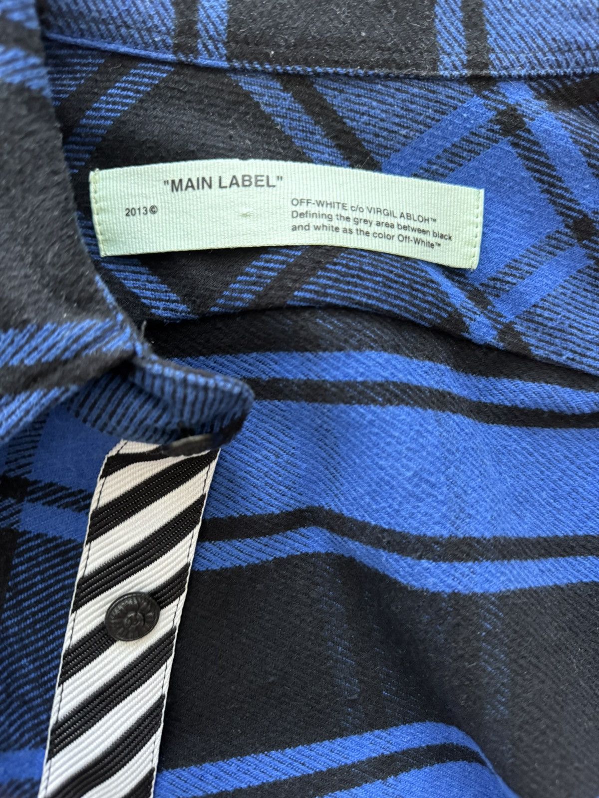 Off-White Off White FW18 Check Shirt Size US L / EU 52-54 / 3 - 5 Thumbnail
