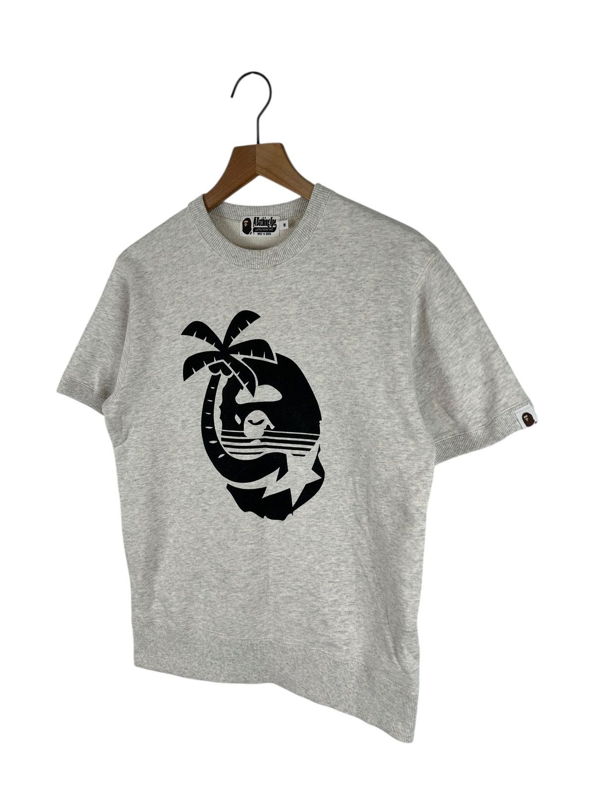 Bape Bape Head Logo S/S Sweatshirt Size US M / EU 48-50 / 2 - 2 Thumbnail