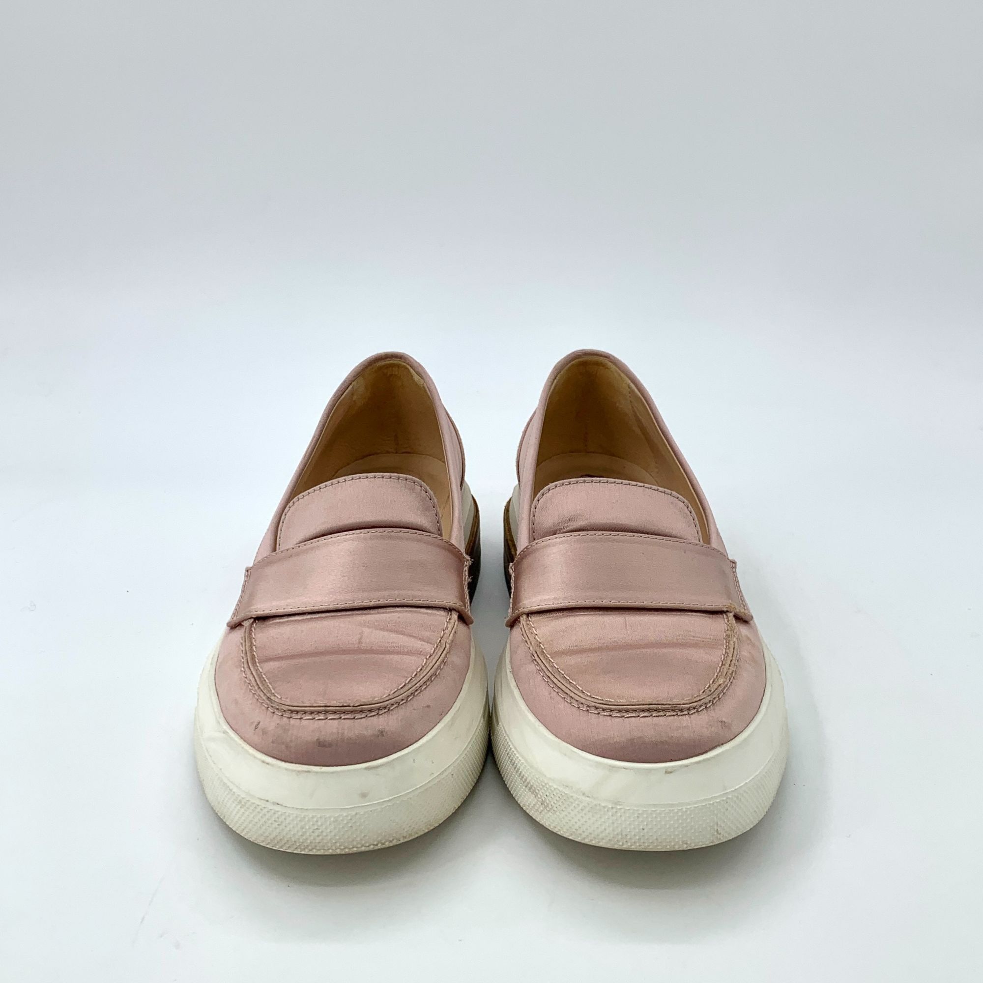 Tod's Tods Womens Pink Satin Slip-On Casual Loafers Size 37 Size US 7 / IT 37 - 8 Thumbnail
