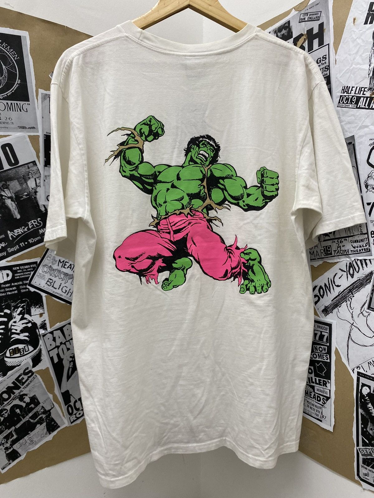 Marvel Comics × NEXUSVII NexusVii x Marvel x Hulk shirt Size US XL / EU 56 / 4 - 1 Thumbnail