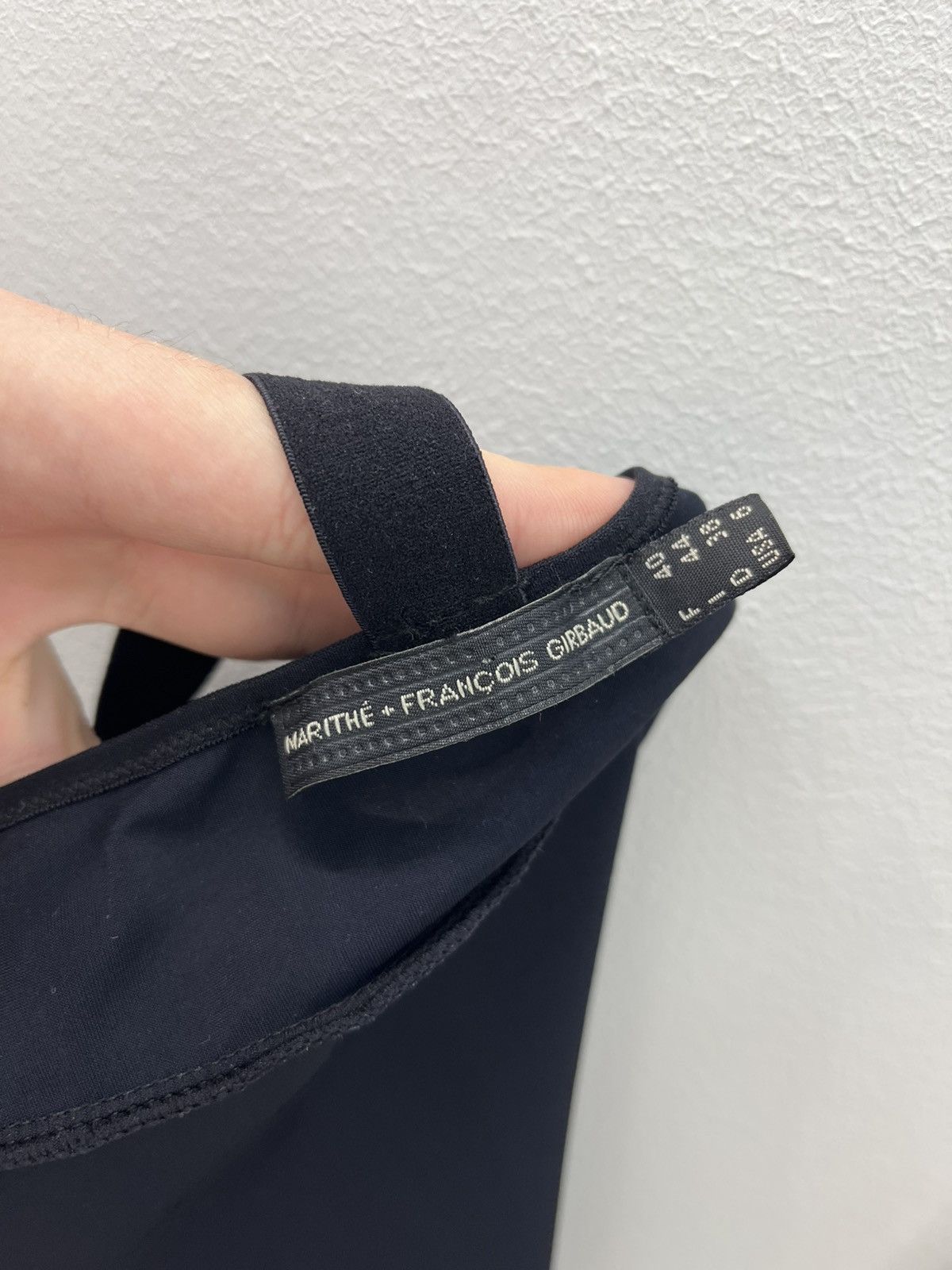 Marithe + Francois Girbaud Marithe + Francois Girbaud Elastic Stretch Top Tee Size M / US 6-8 / IT 42-44 - 3 Thumbnail