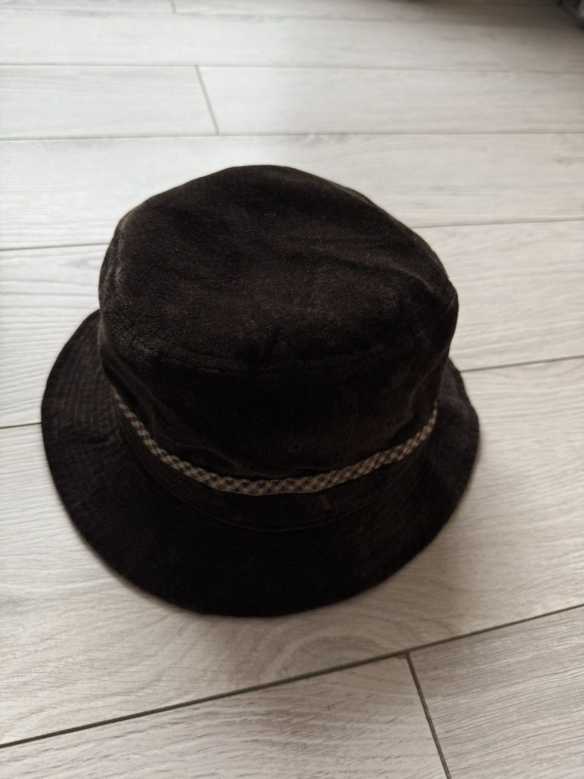 Aquascutum × Vintage Vintage Aquascutum velour bucket hat cap Size ONE SIZE - 4 Thumbnail