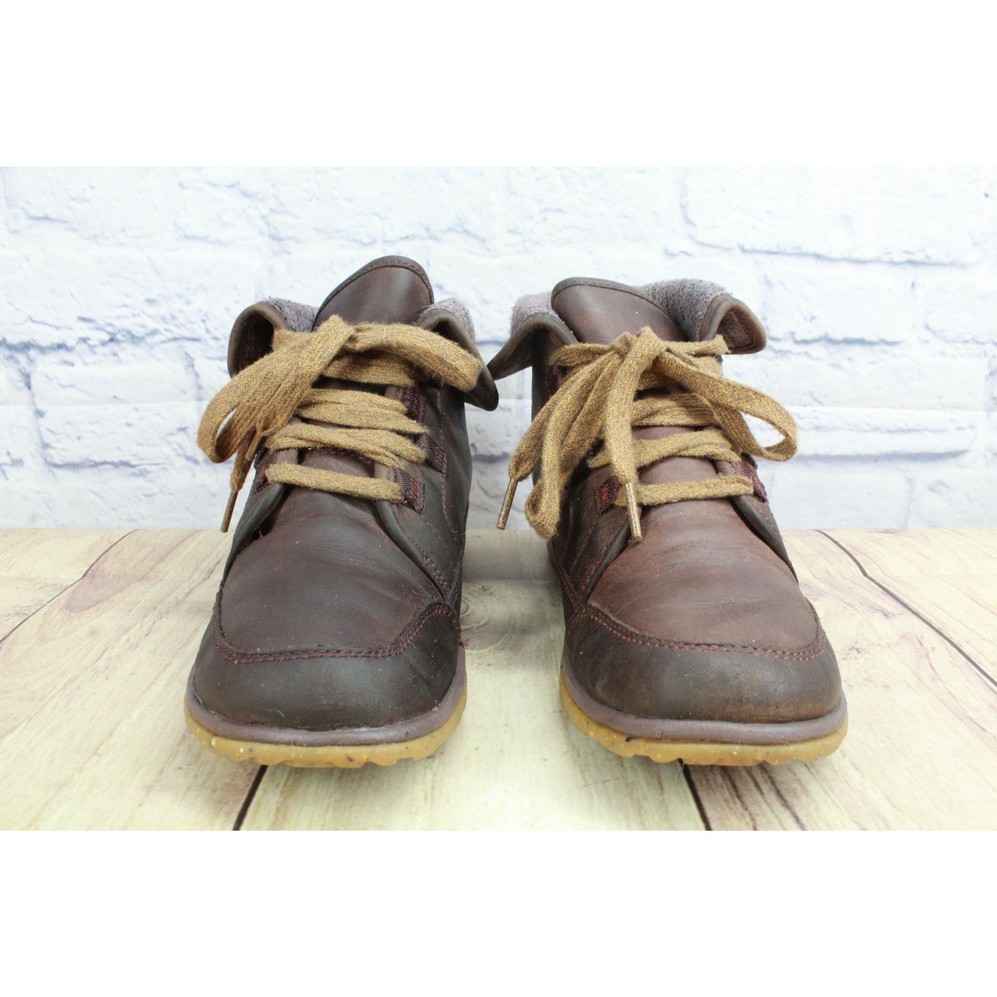 Chaco Chaco Women's Leather Barbary Boots Wool Collar Size 7 Size US 7 / IT 37 - 4 Thumbnail