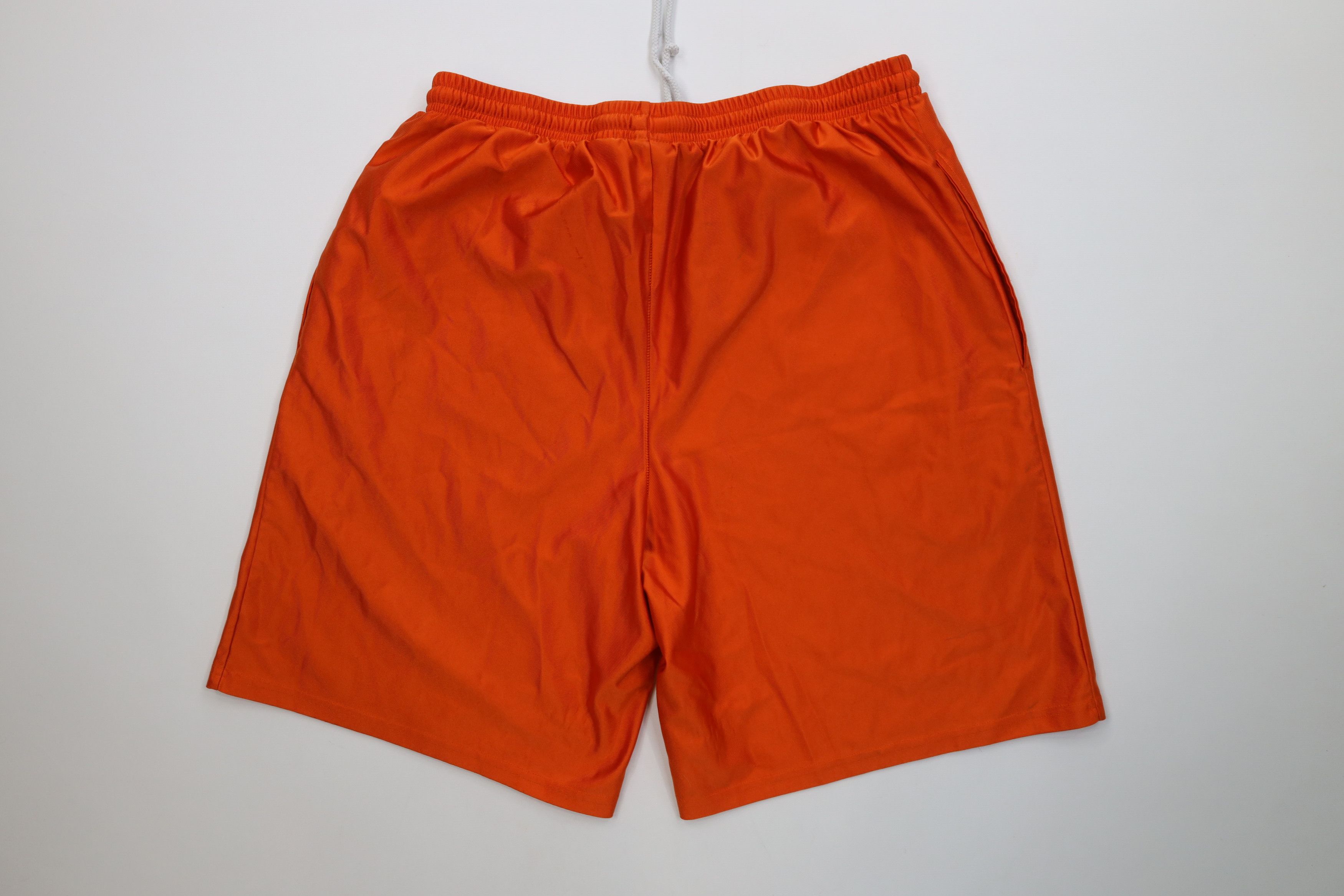 Nike Vintage Y2K Nike Mini Swoosh Dazzle Basketball Shorts Orange Size US 36 / EU 52 - 10 Thumbnail