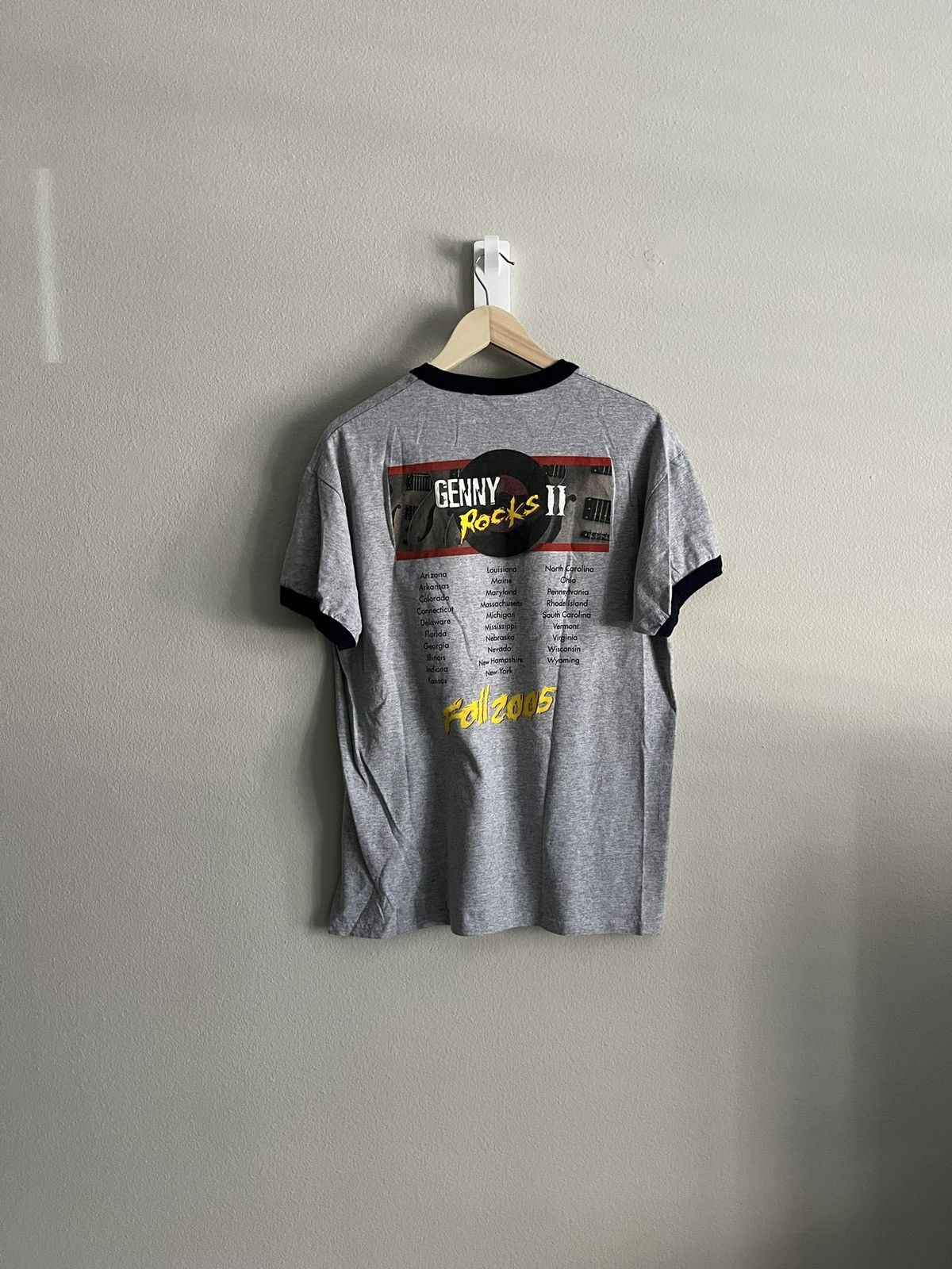 Vintage 2005 Genny Rocks I| Ringer Tee Size US L / EU 52-54 / 3 - 2 Thumbnail