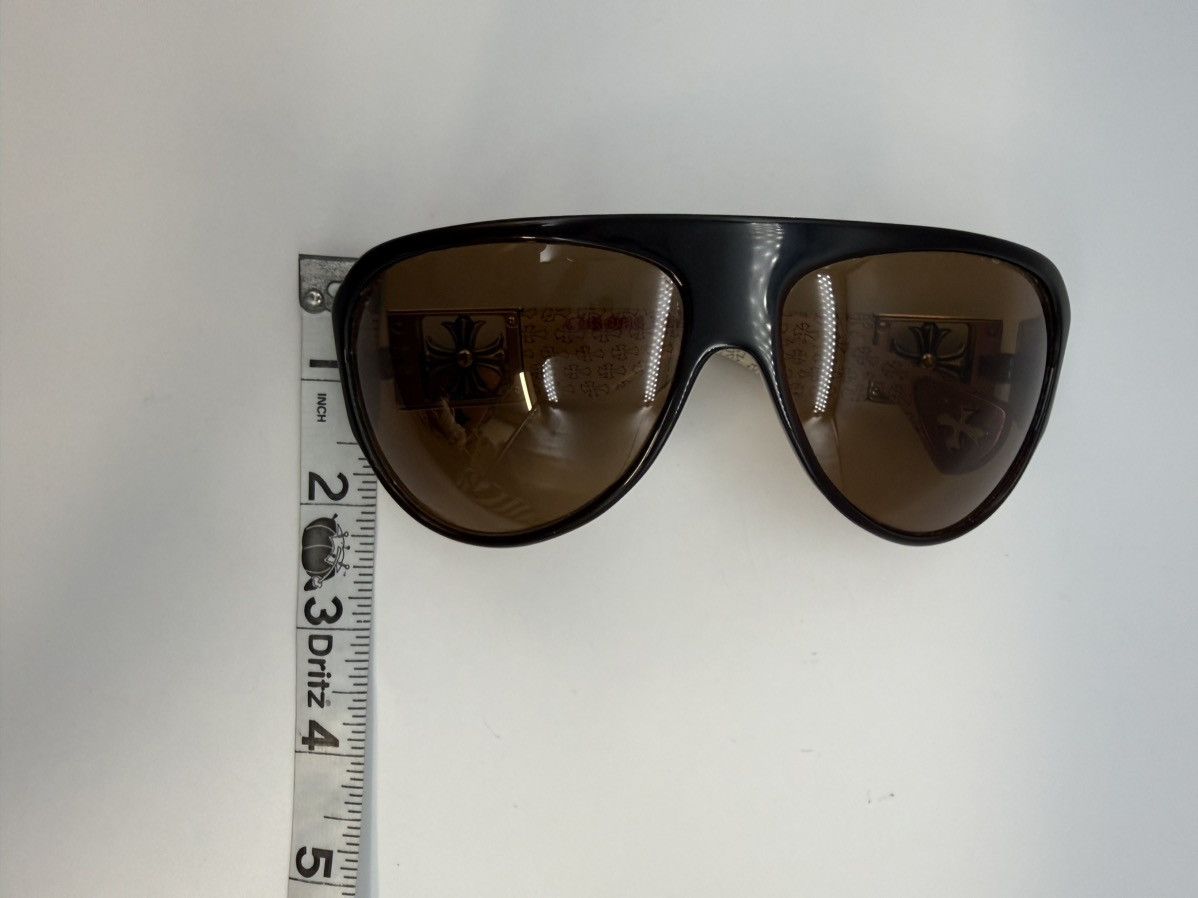 Chrome Hearts Chrome Hearts "FUCK YOU" Aviator Sunglasses – Cross Print Size ONE SIZE - 25 Thumbnail