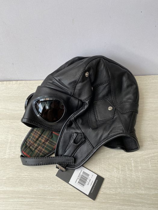 Vintage Goggle Aviator Hat Worryland Sheepskin Look Like Cp Company