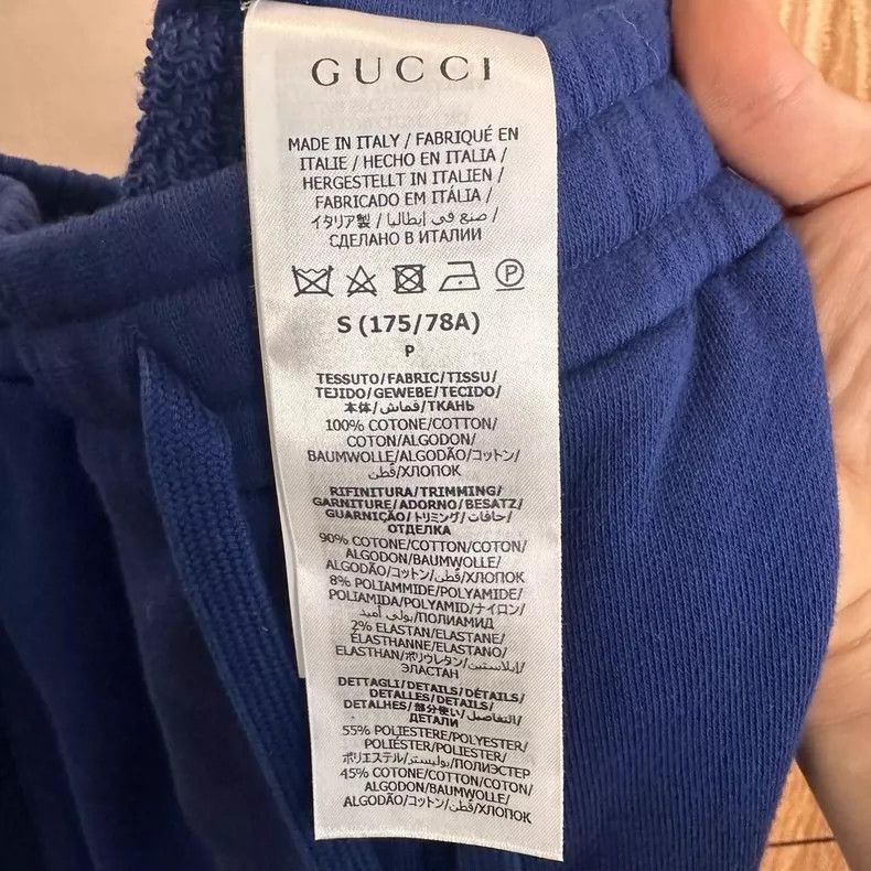Gucci Gucci SizeS Blue double g sports trousers Size US 29 - 3 Thumbnail