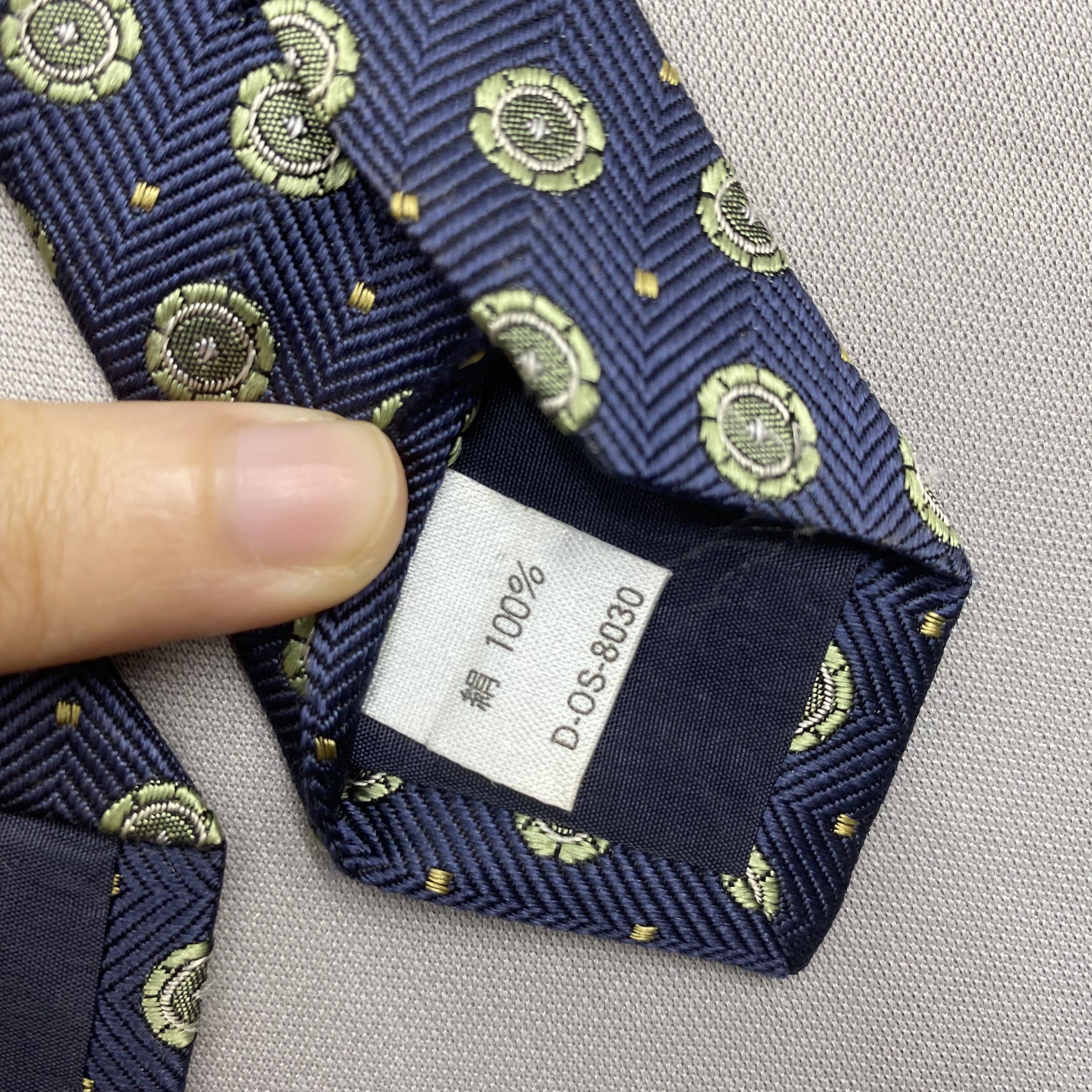 DAKS Vintage Daks SILK Necktie Cravate Pure Silk Neck Tie Size ONE SIZE - 8 Thumbnail