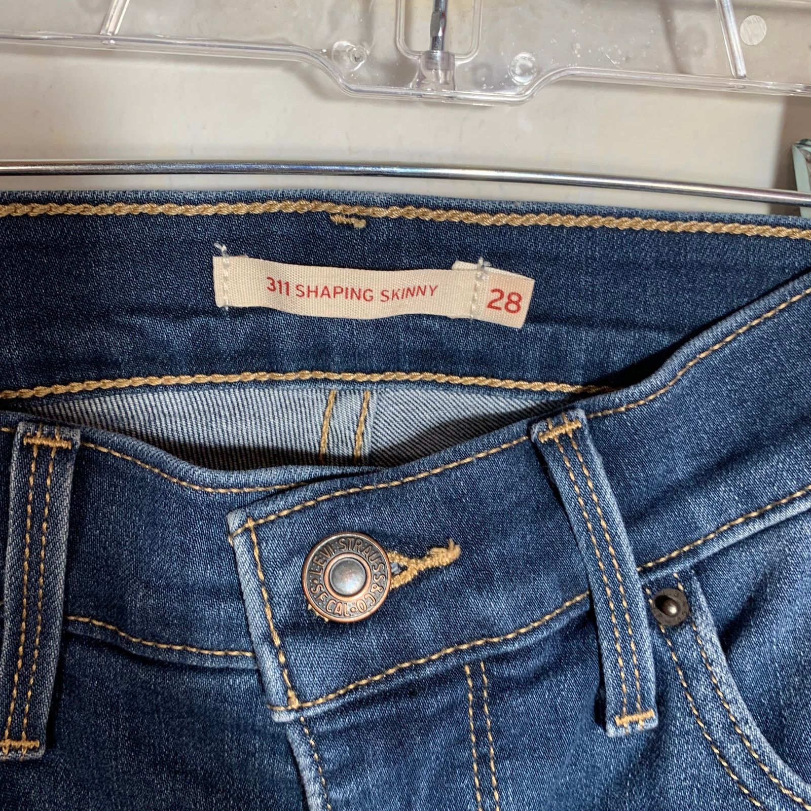 Levi's Levi's Blue Jeans for Women Size 28 (311 Shaping Skinny) Size 28" / US 6 / IT 42 - 3 Thumbnail