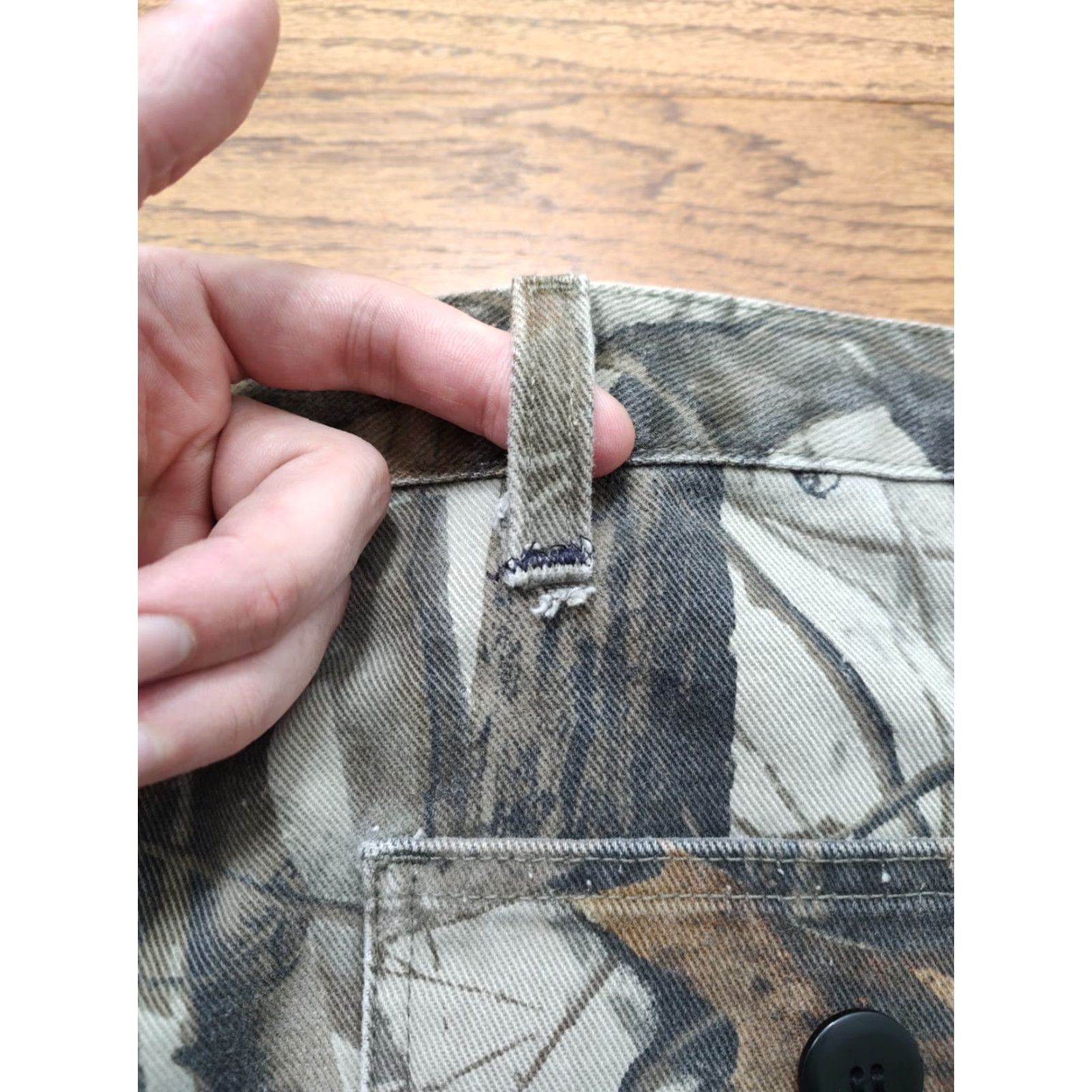 Wrangler VINTAGE Wrangler Realtree Camouflage Cargo Pants Jeans Men 40x30 Camouflage Cargo Pockets 90s Hip Hop USA Style Size US 40 / EU 56 - 6 Thumbnail