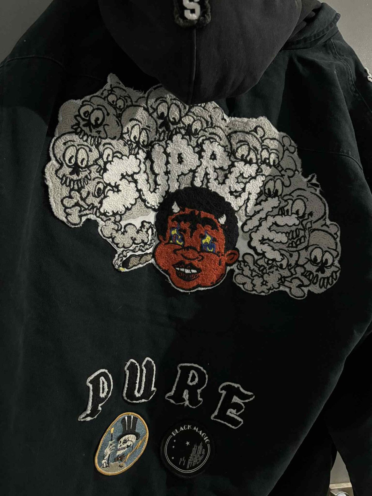 Supreme Supreme Patches Hooded Zip Up Shirt Size US L / EU 52-54 / 3 - 18 Thumbnail