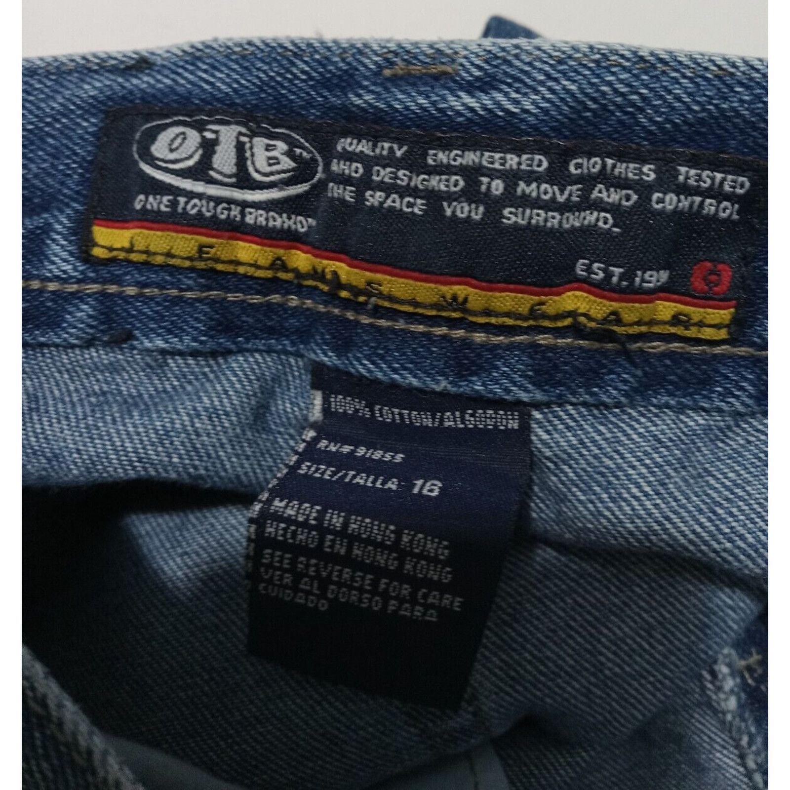 & Other Stories OTB Jeans 16 (26 X 20) Womens Capri Denim Baggy Y2K Vintage Size 38" / US 16 / IT 52 - 6 Thumbnail