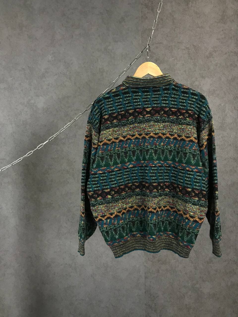 Vintage Missoni style crazy multicolor sweater Size US M / EU 48-50 / 2 - 6 Thumbnail