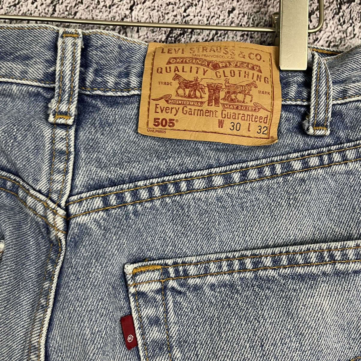 Designer × Levi's × Levi's Vintage Clothing ⭐️VINTAGE⭐️ Levi’s 505 Strauss & CO light blue Jeans Size US 30 / EU 46 - 7 Thumbnail
