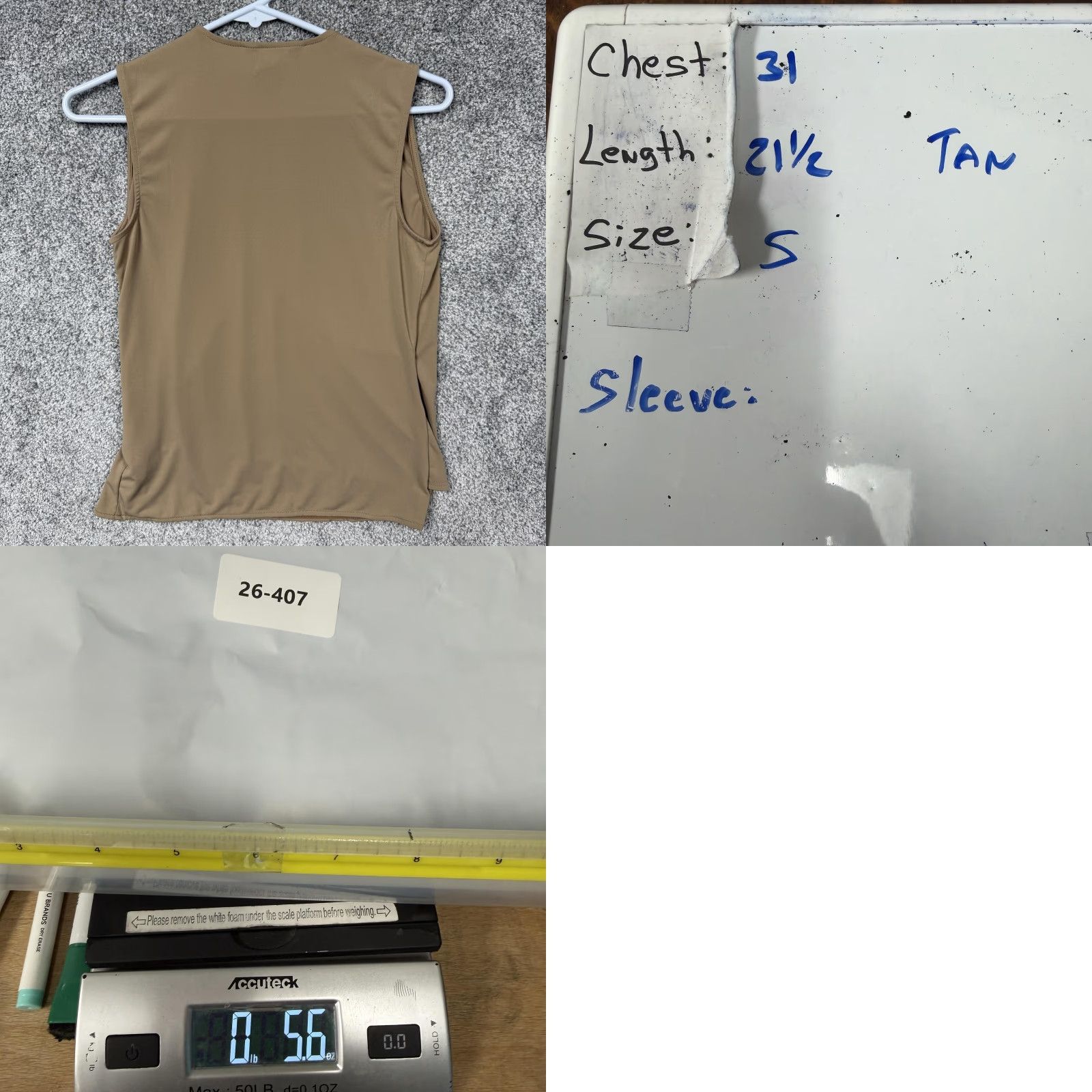 George George Top Sleeveless Wrap S Camel Layering Business Casual Minimalist Capsule Size S / US 4 / IT 40 - 8 Thumbnail