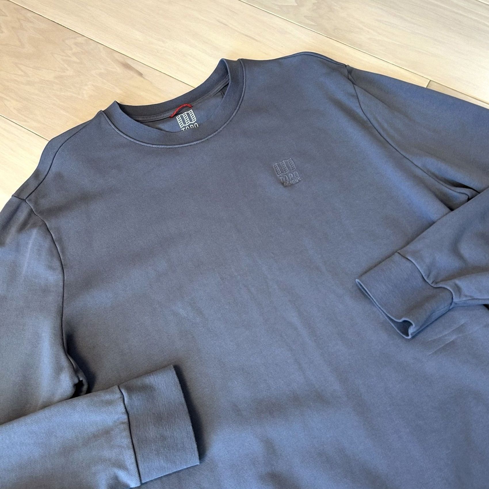 Topo Designs Topo Designs Sweatshirt Crew Neck Terry Long Sleeve Men’s XL Gray Size US XL / EU 56 / 4 - 3 Thumbnail