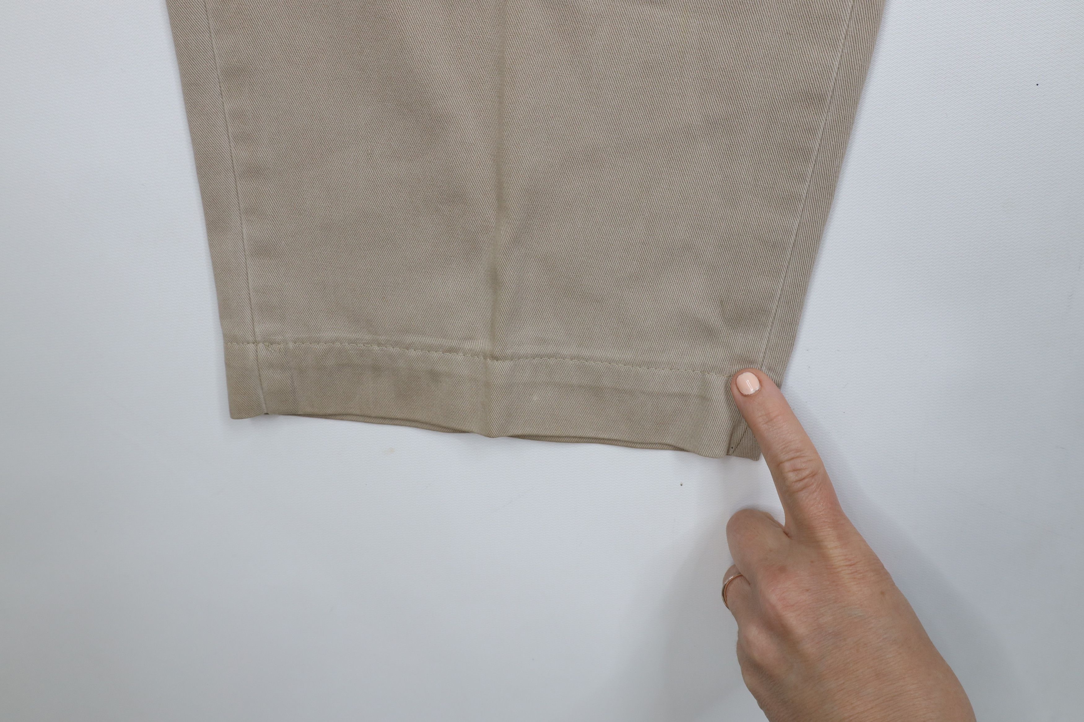 Ralph Lauren × Vintage Vintage 90s Ralph Lauren Wide Leg Chino Pants Beige Cotton Size US 38 / EU 54 - 5 Thumbnail