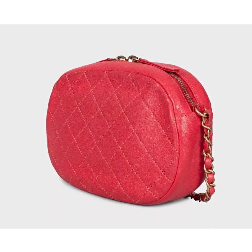 Chanel Elegant Chanel Coco Midnight Red Leather Shoulder Bag Size ONE SIZE - 2 Thumbnail