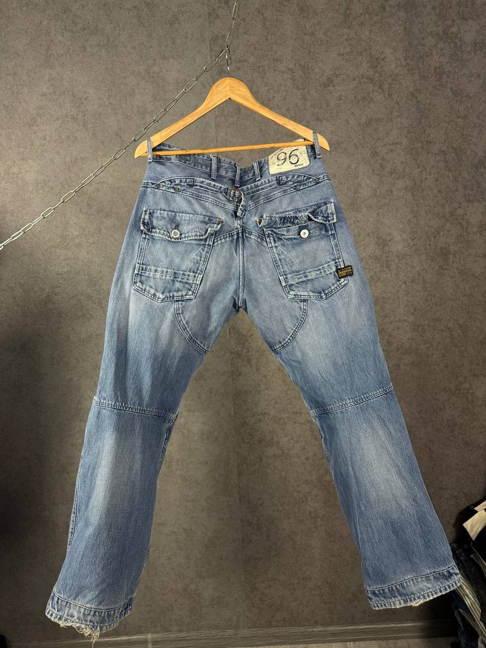 G-Star G Star Raw vintage biker jeans Size US 34 / EU 50 - 6 Thumbnail
