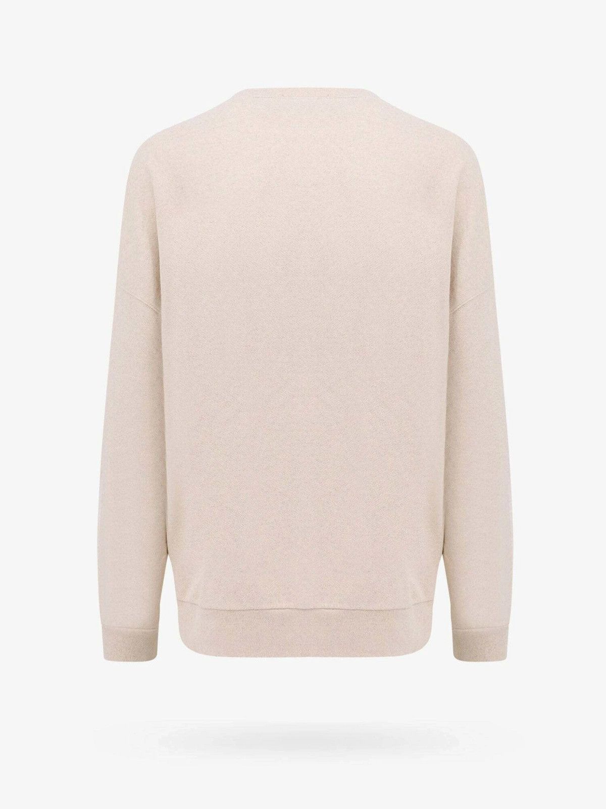 Palm Angels o1y0325 Logo Crewneck Sweatshirt in Beige Size US L / EU 52-54 / 3 - 3 Thumbnail