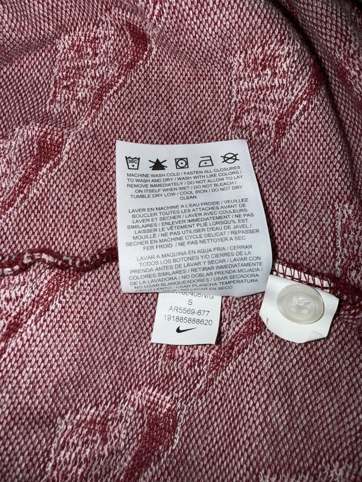 Supreme Supreme Nike Jacquard Polo red Size US M / EU 48-50 / 2 - 6 Thumbnail