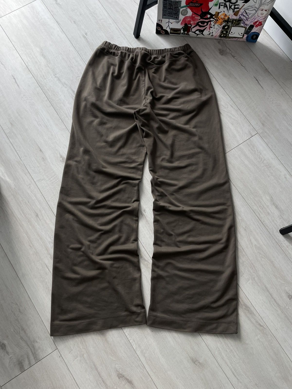 Nike Vintage Nike 00’s Baggy Sweatpants Y2K Brown Swoosh RARE Size 27" / US 4 / IT 40 - 4 Thumbnail
