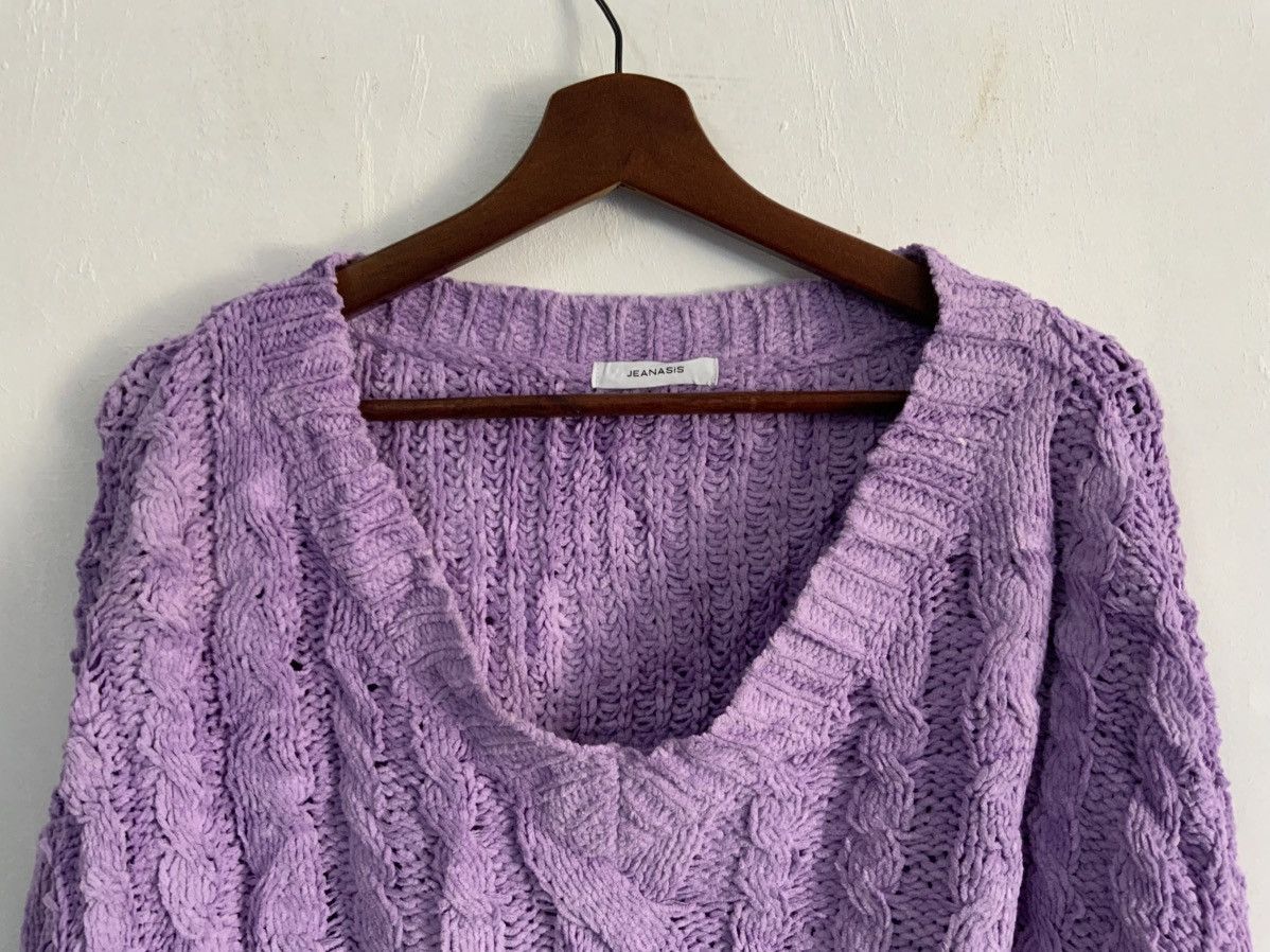 Japanese Brand Jeansis Handknit Pink Knitwear Size US L / EU 52-54 / 3 - 7 Thumbnail