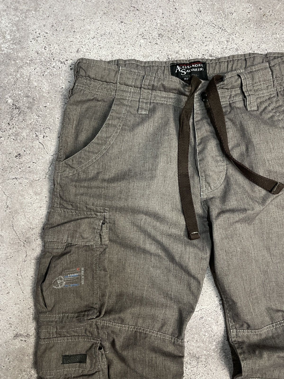 Vintage Vintage Like Diesel 00s Baggy Fit Cargo Pants Jeans Size US 34 / EU 50 - 5 Thumbnail