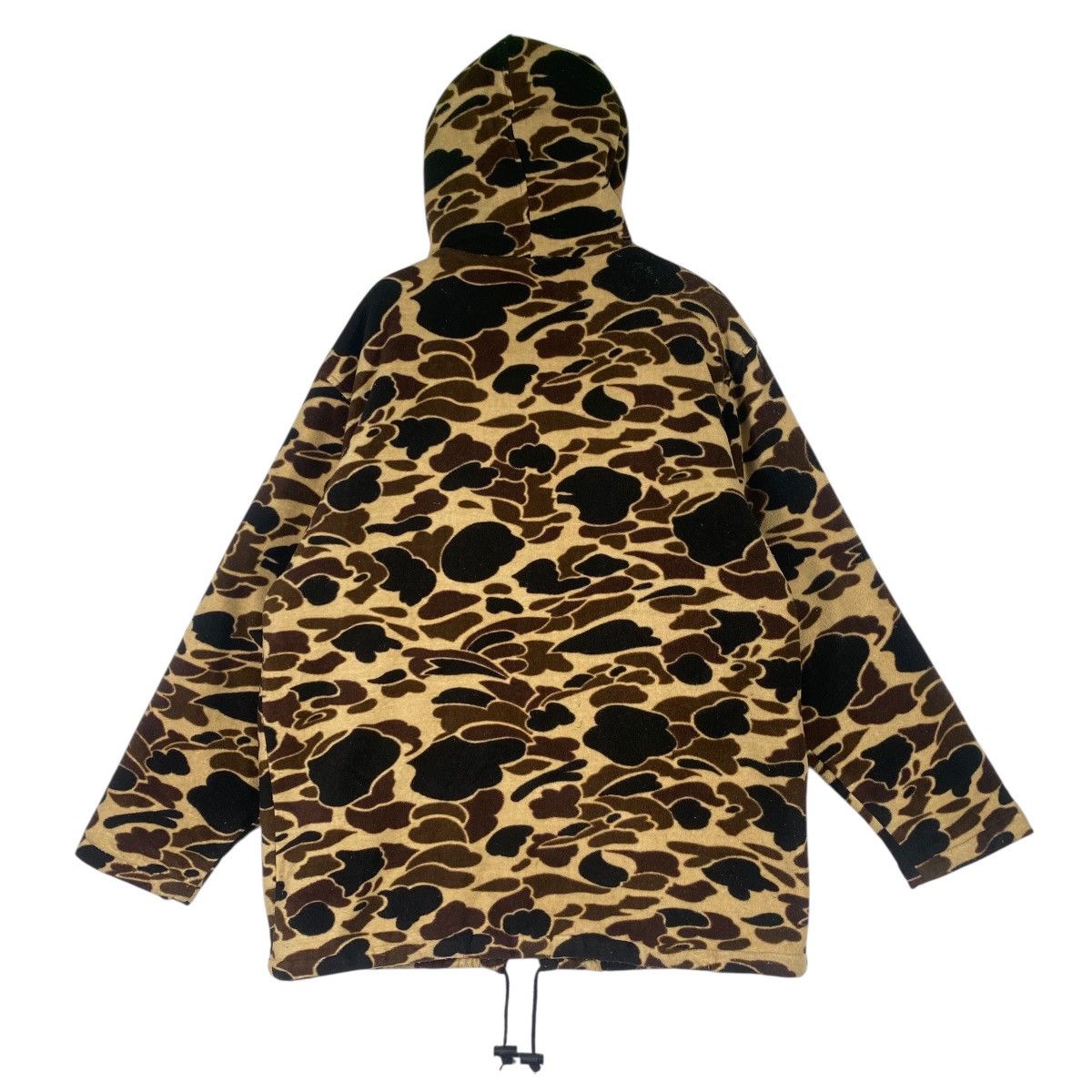 Quiksilver Vintage Quiksilver Duck Camouflage Hoodie Fleece Zipper Size US L / EU 52-54 / 3 - 10 Thumbnail