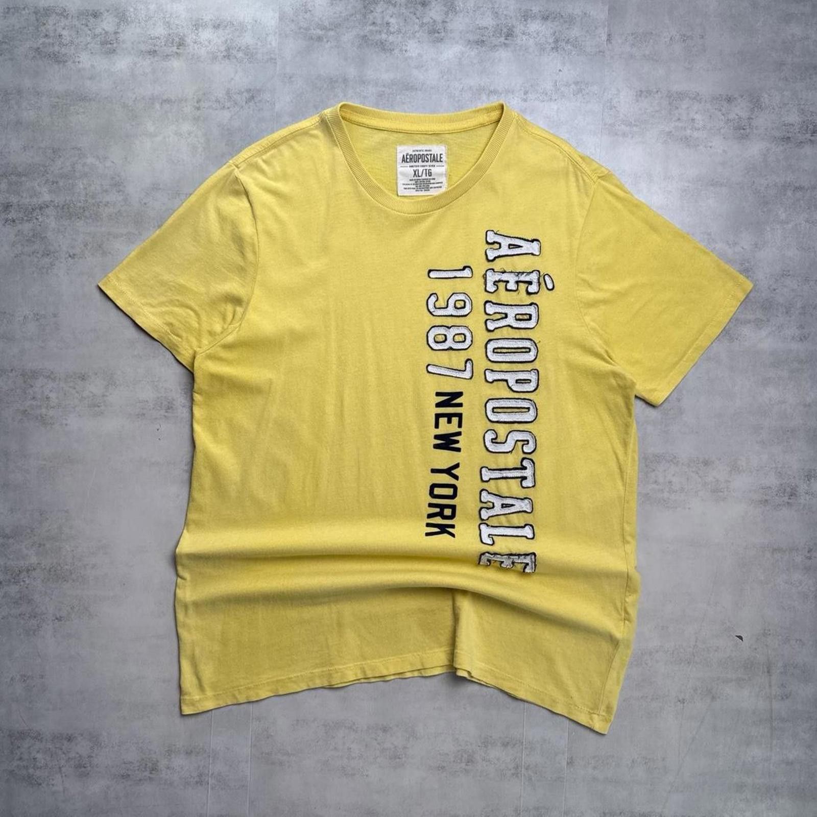 Aeropostale Y2K Aeropostale 00s Yellow T shirt Size US XL / EU 56 / 4 - 1 Thumbnail