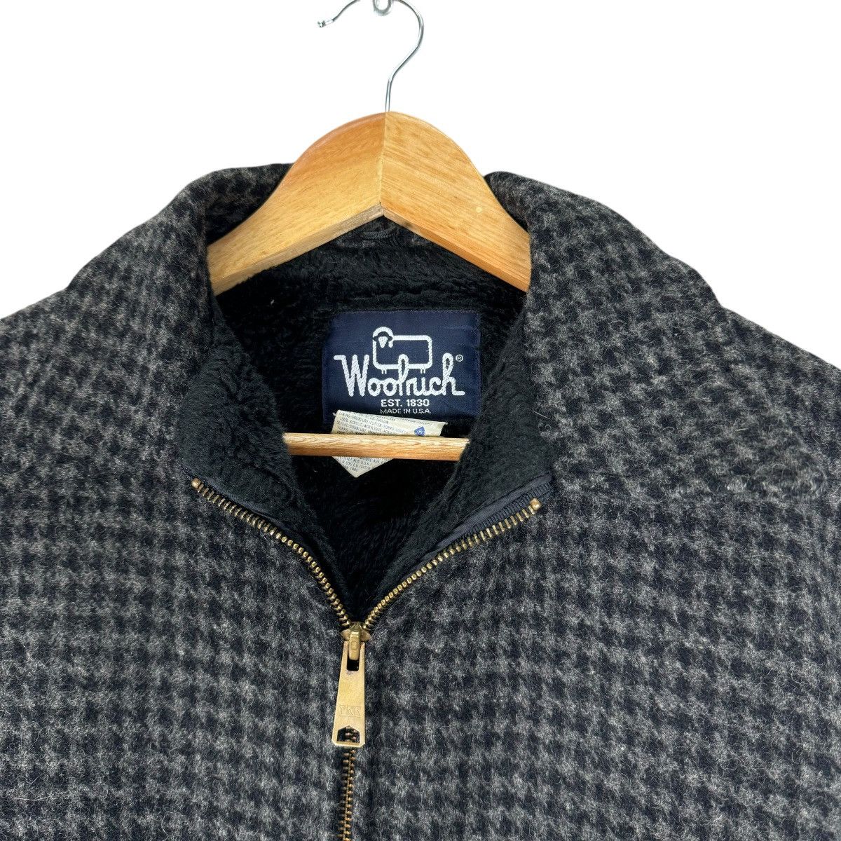 Vintage 🌟WOOLRICH PLAIDS WOOL ZIPPER JACKET Size US M / EU 48-50 / 2 - 4 Thumbnail