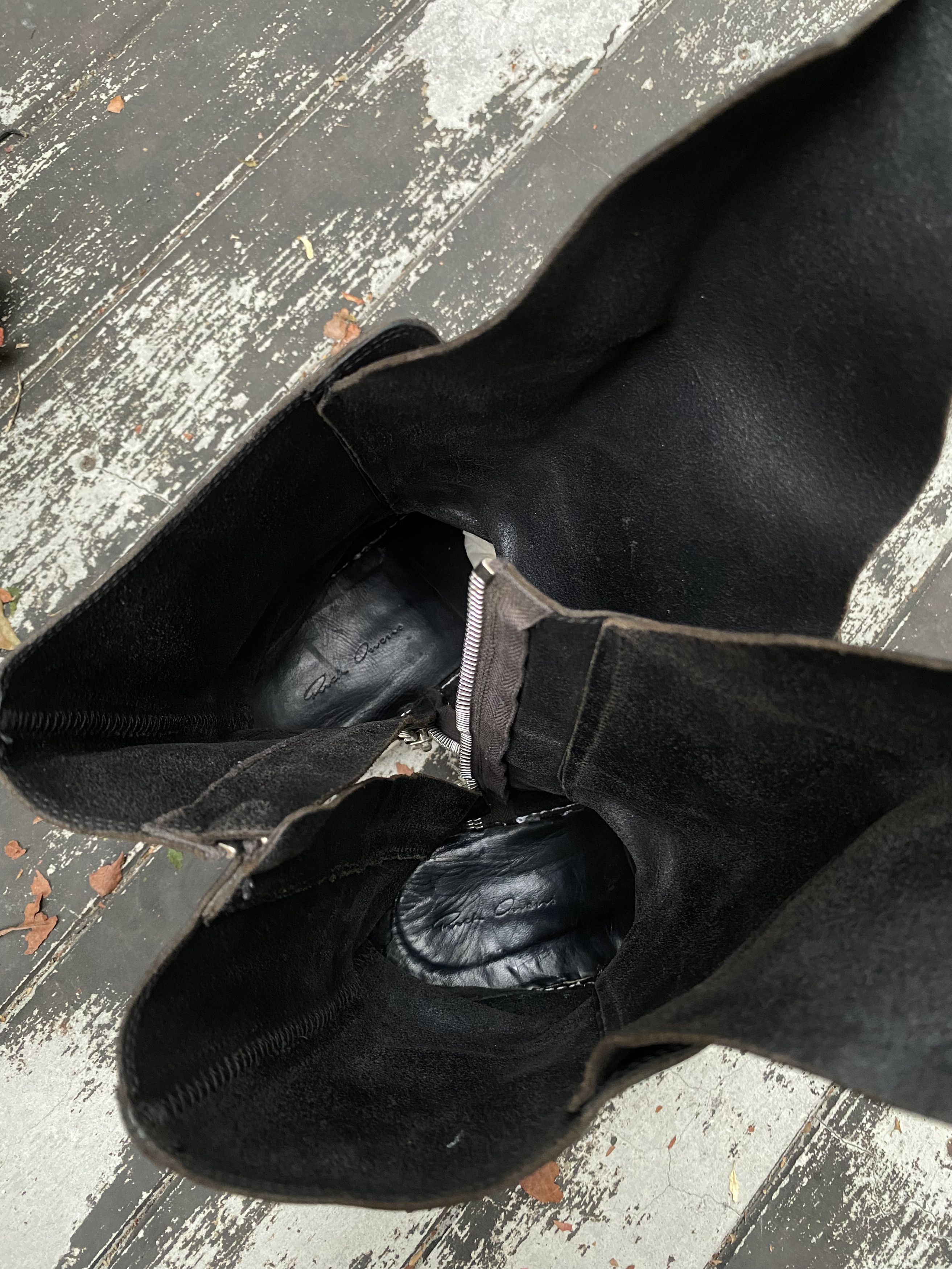 Rick Owens Rick Owens Laceless Ramones Cargo Boots Black 42.5 Size US 9.5 / EU 42-43 - 8 Thumbnail
