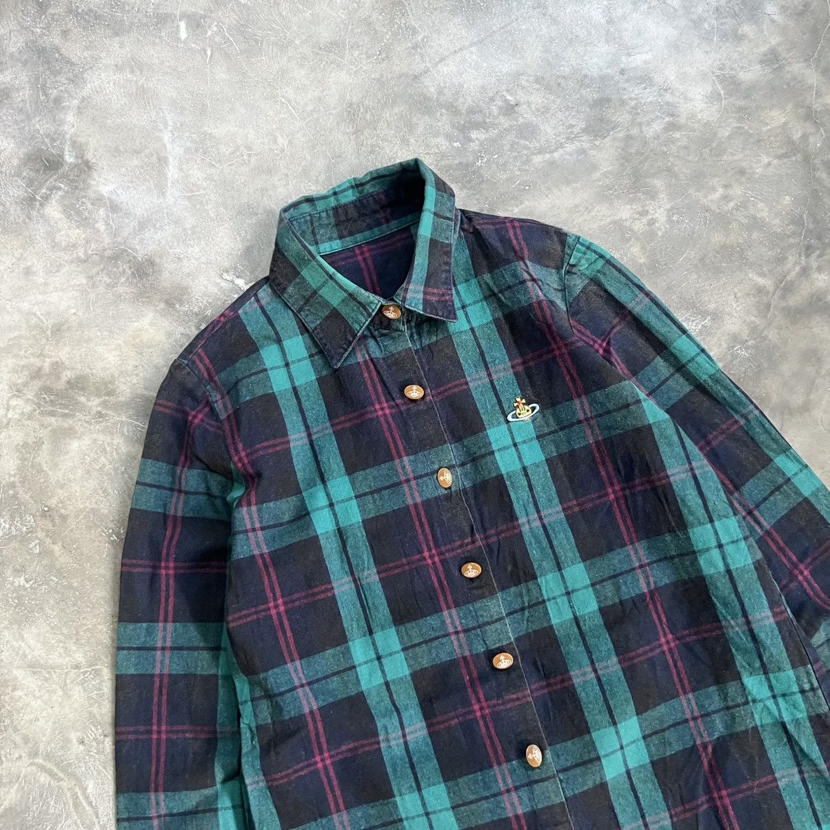 Vivienne Westwood Vivienne Westwood Plaid Shirt Size S / US 4 / IT 40 - 2 Thumbnail