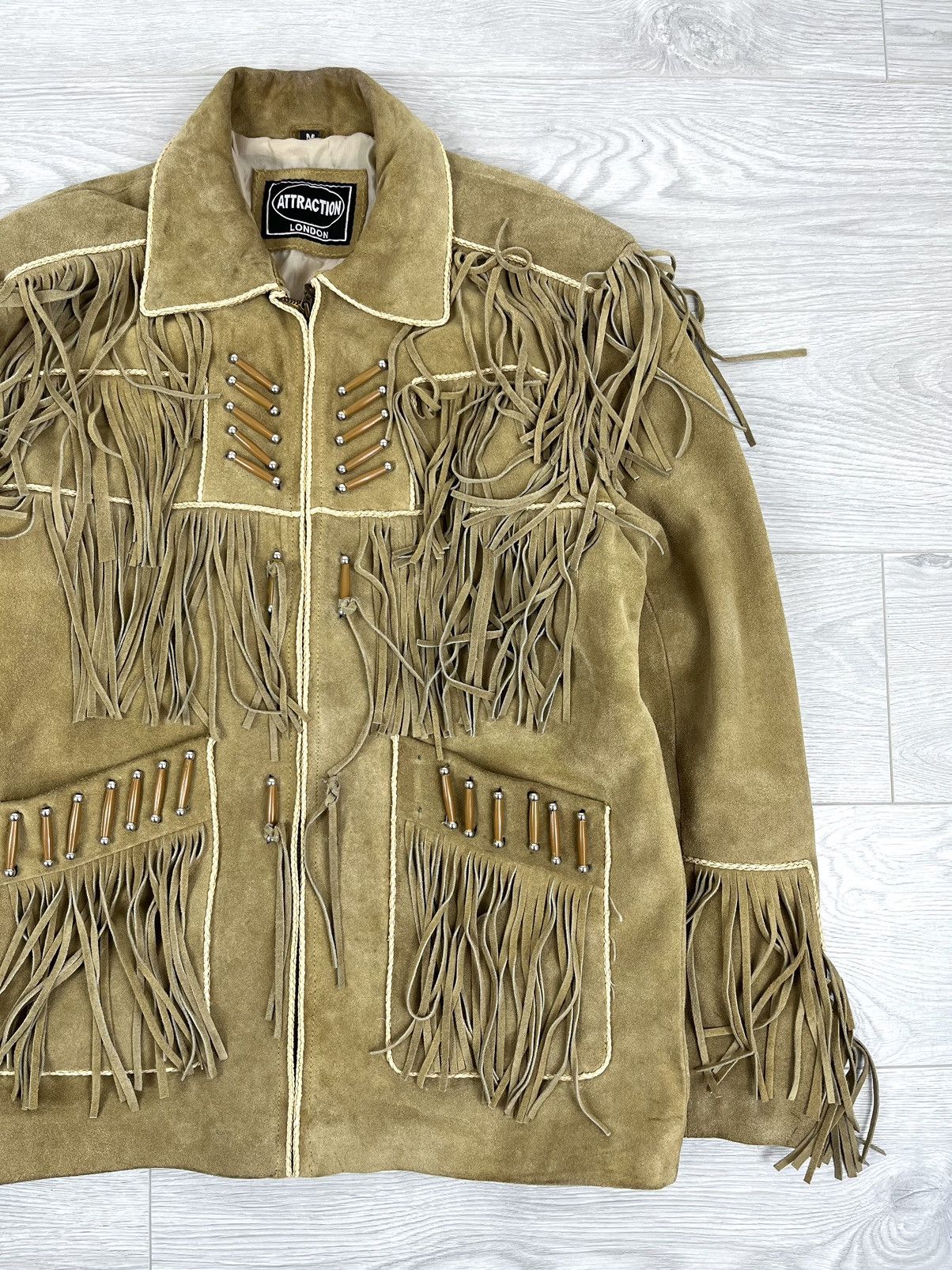 Cowboy Equipment Attraction Vintage Avante Gard Cowboy Leather Jacket Size US L / EU 52-54 / 3 - 3 Thumbnail