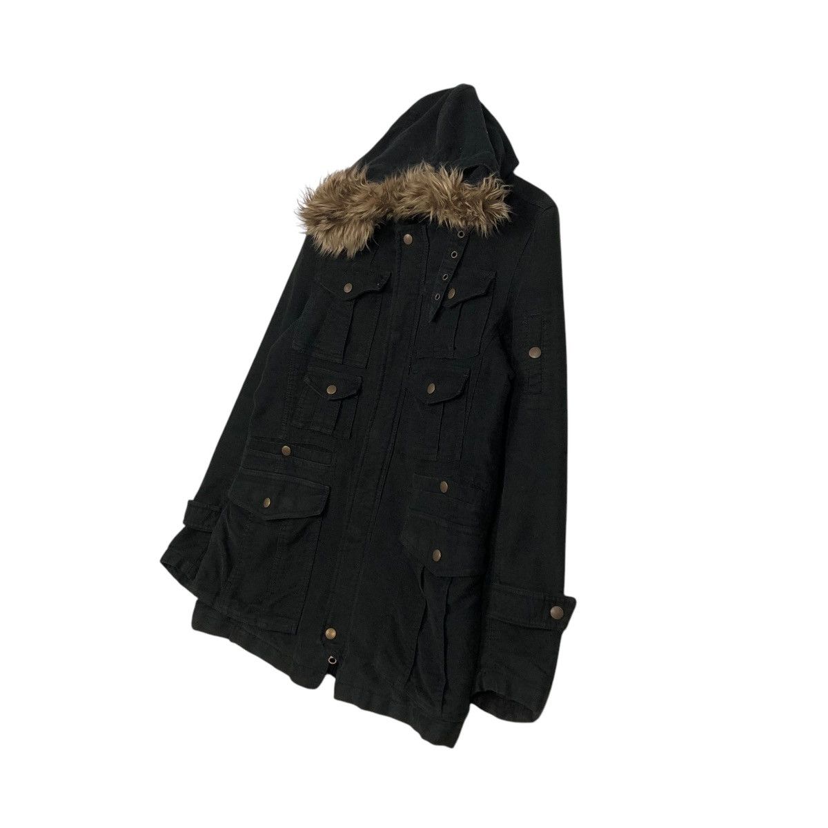 Issey Miyake 🔥VINTAGE BIKER JACKET HIDEAWAYS NICOLE MINK FUR HOODIE Size US M / EU 48-50 / 2 - 4 Thumbnail