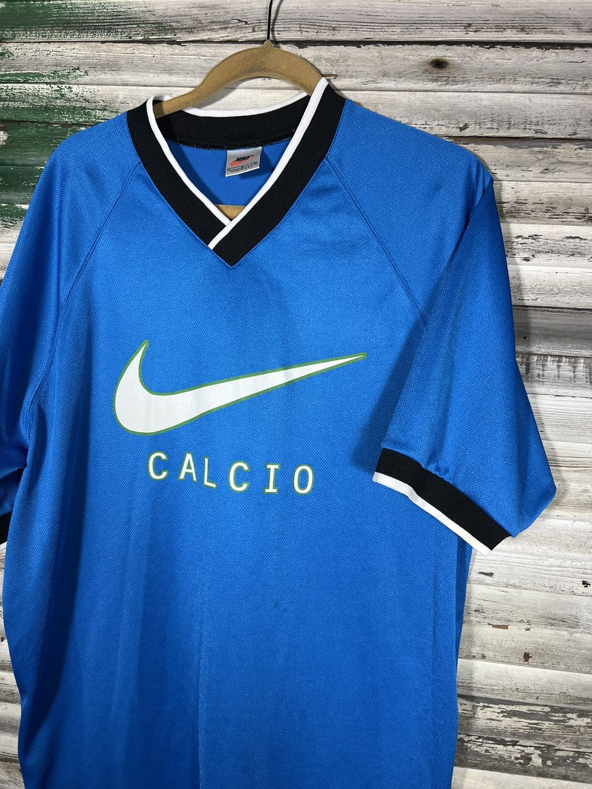 Nike × Vintage Vintage Calcio Nike Jersey Size US L / EU 52-54 / 3 - 3 Thumbnail