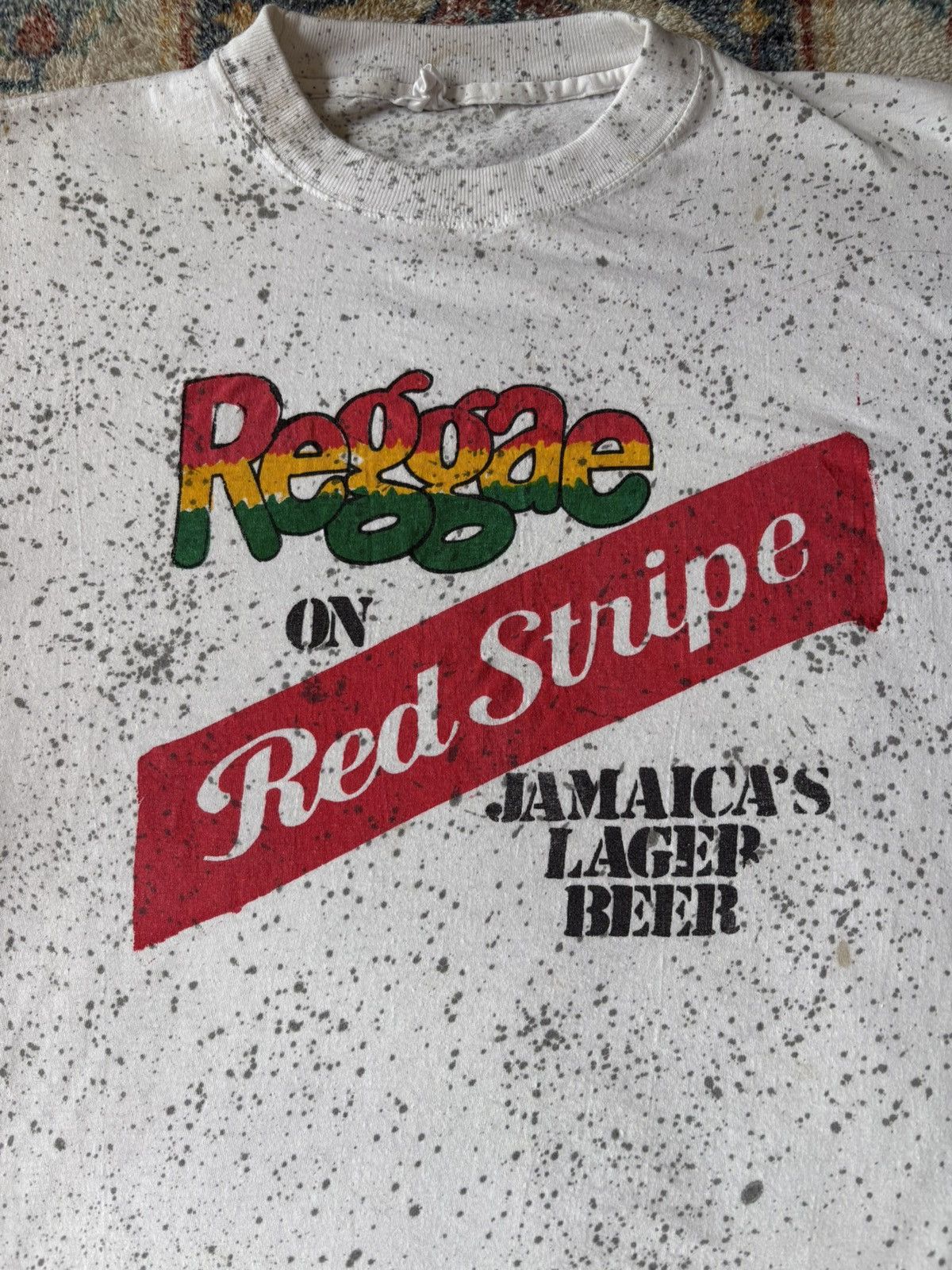 Vintage Vintage Reggae Red Stripe Jamaican Beer T-shirt Medium Size US M / EU 48-50 / 2 - 4 Thumbnail