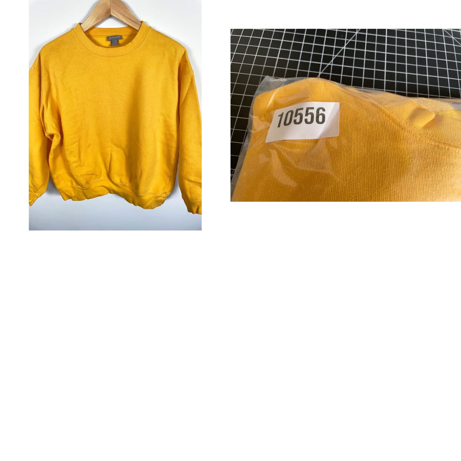 Vintage VINTAGE St. John's Bay Sweatshirt Boxy Fit Crewneck Yellow Gold Men L Sweatshirt Size US L / EU 52-54 / 3 - 9 Thumbnail