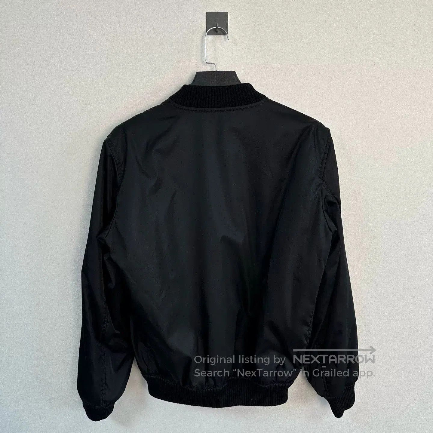 Prada prada black cotton bomber jacket new. Size XL / US 12-14 / IT 48-50 - 2 Thumbnail