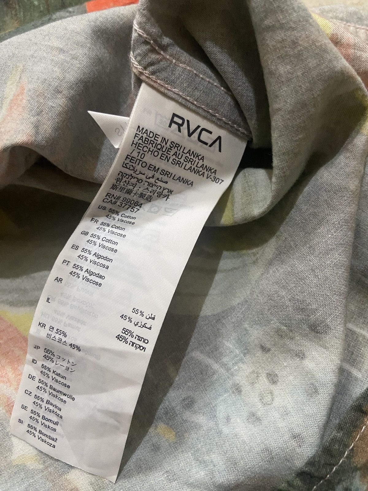 Japanese Brand × RVCA RVCA GRISANCICH BUTTON-UP SHIRT Size US L / EU 52-54 / 3 - 7 Thumbnail