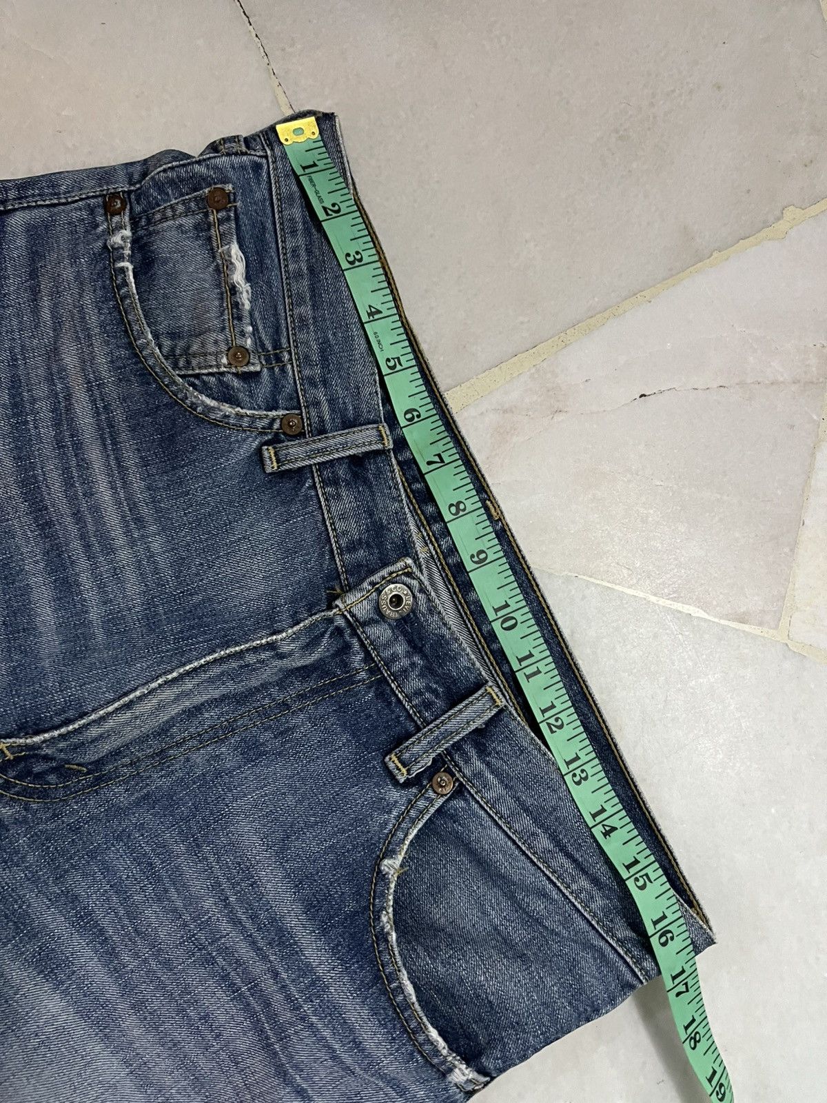 Levi's 💥Baggy💥Vintage LPC Levis 502 Faded Distressed Jean Size US 33 - 3 Thumbnail