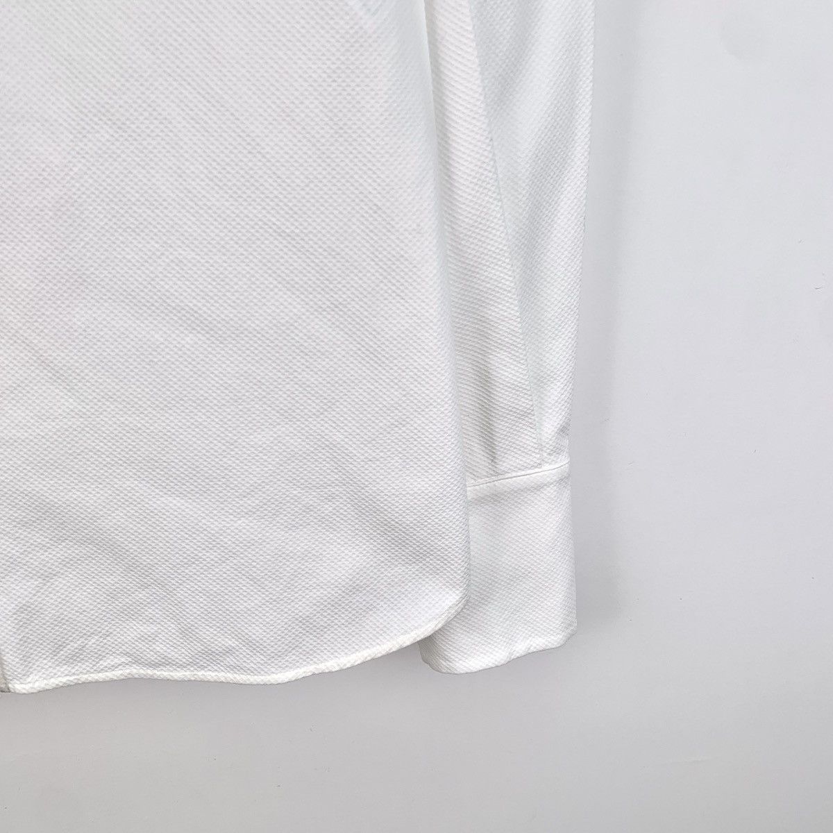 Chanel Chanel White Cotton Bow Tie Waist Long Sleeve Shirt K26WX Size XS / US 0-2 / IT 36-38 - 4 Thumbnail