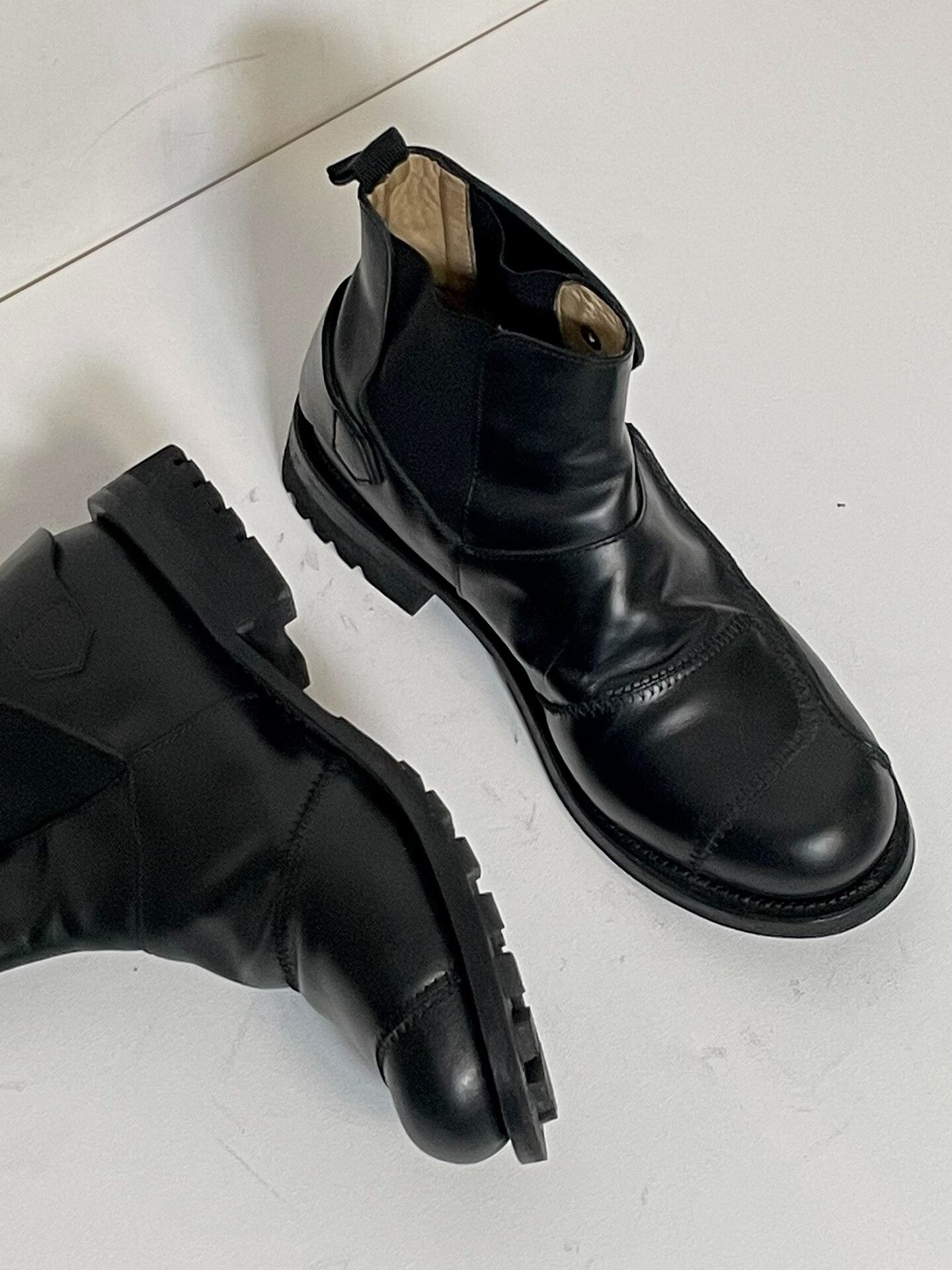 Jean Paul Gaultier Jean Paul Gaultier Black Military Boots Size US 9 / EU 42 - 1 Thumbnail